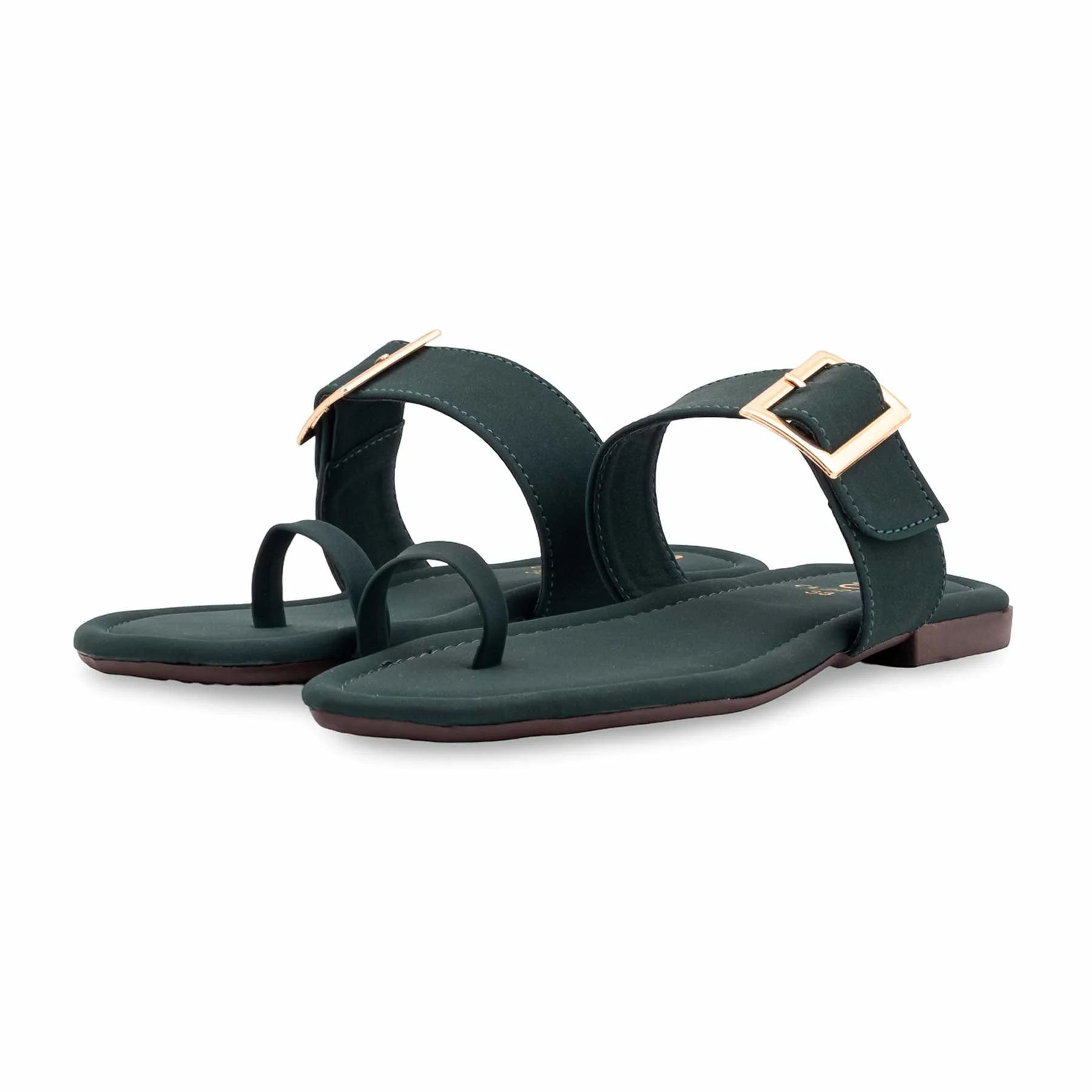 Aqua Green Casual Chappal For Ladies CL2278 - Image 3