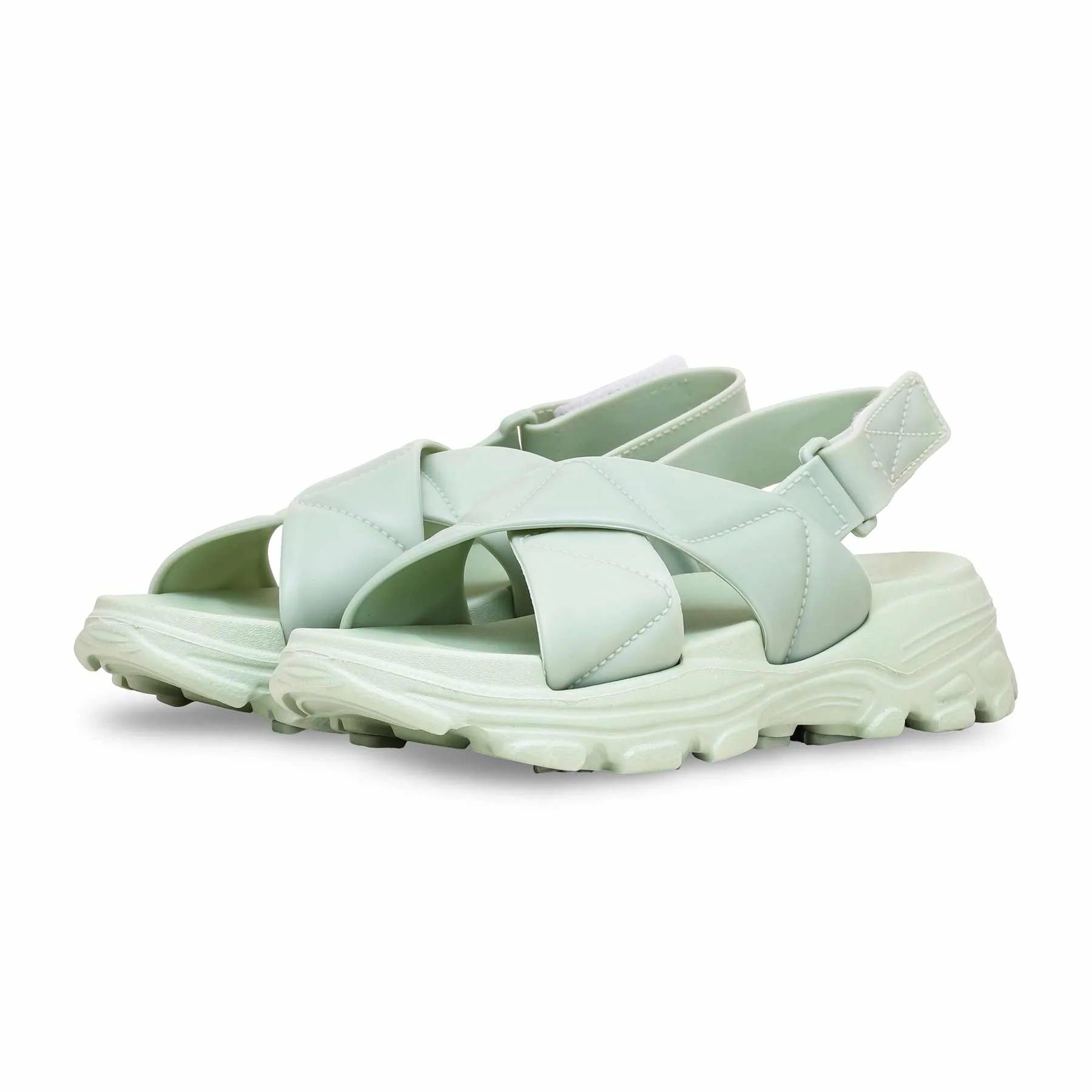 Aqua Green Casual Slipper CL9305 - Image 2