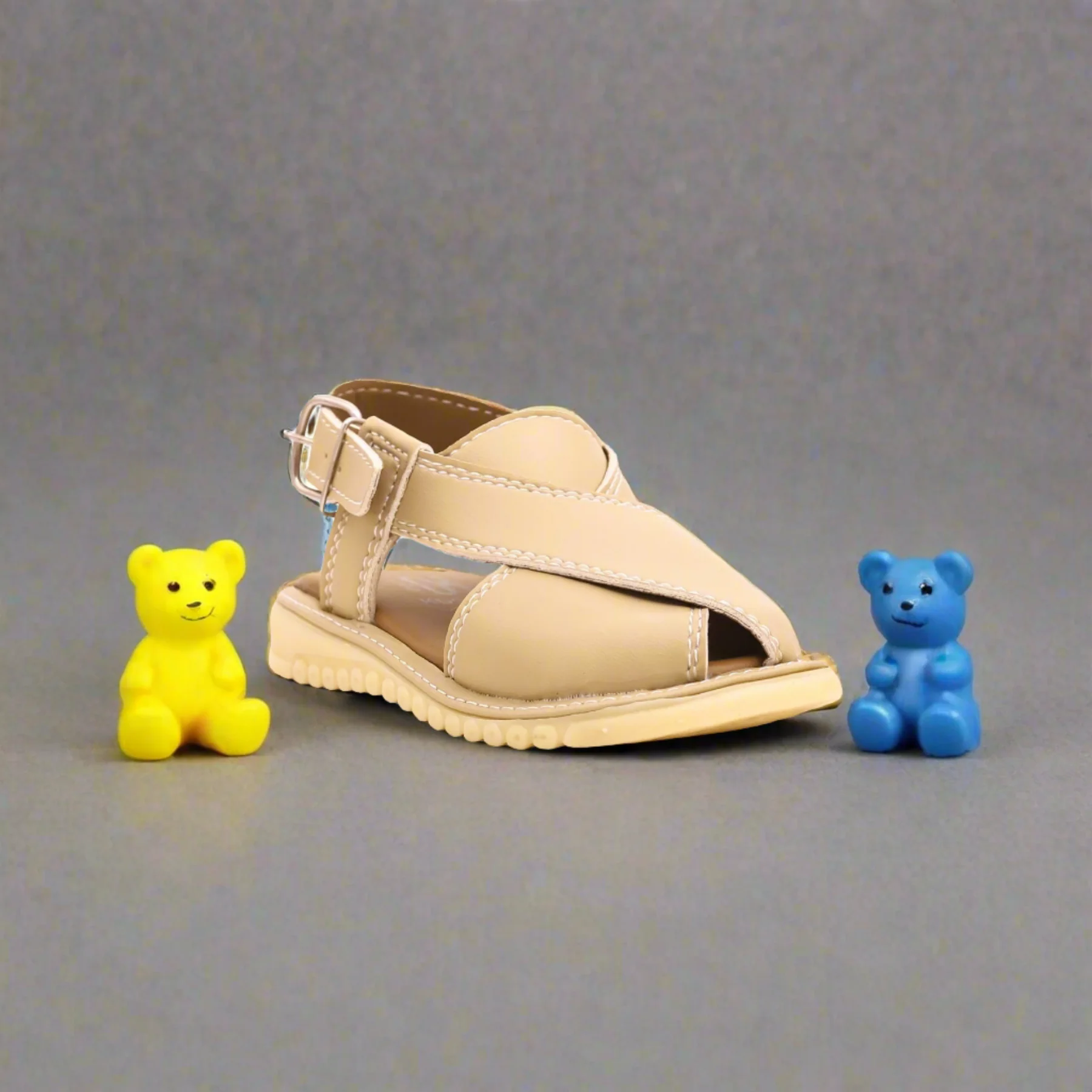 Babies Beige Casual Sandal KD9508 - Image 4