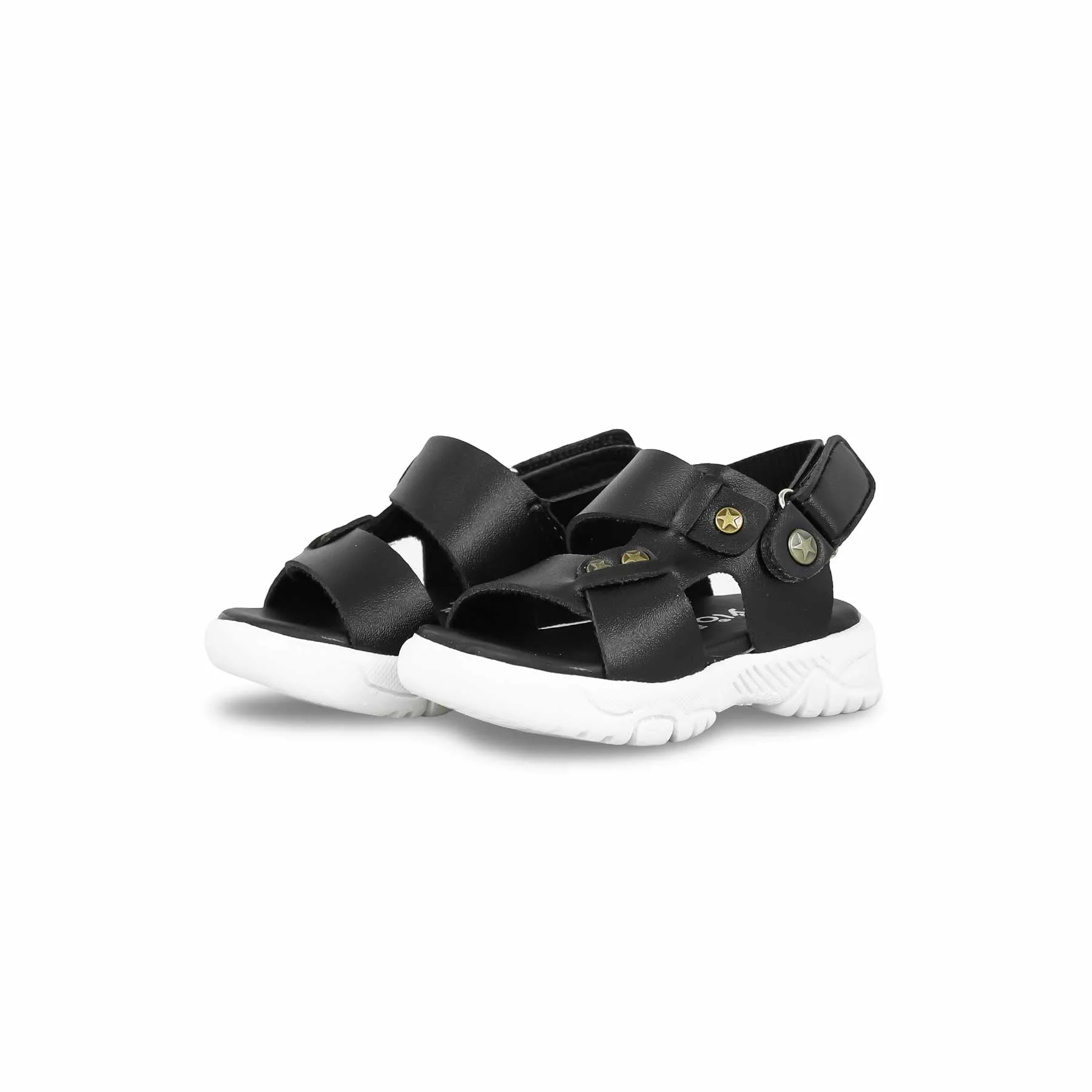 Babies Black Casual Sandal KD4798 - Image 2