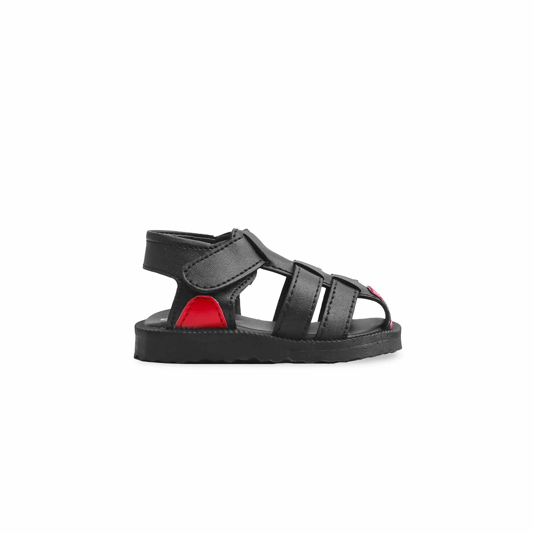 Babies Black Casual Sandal KD4803 - Image 2