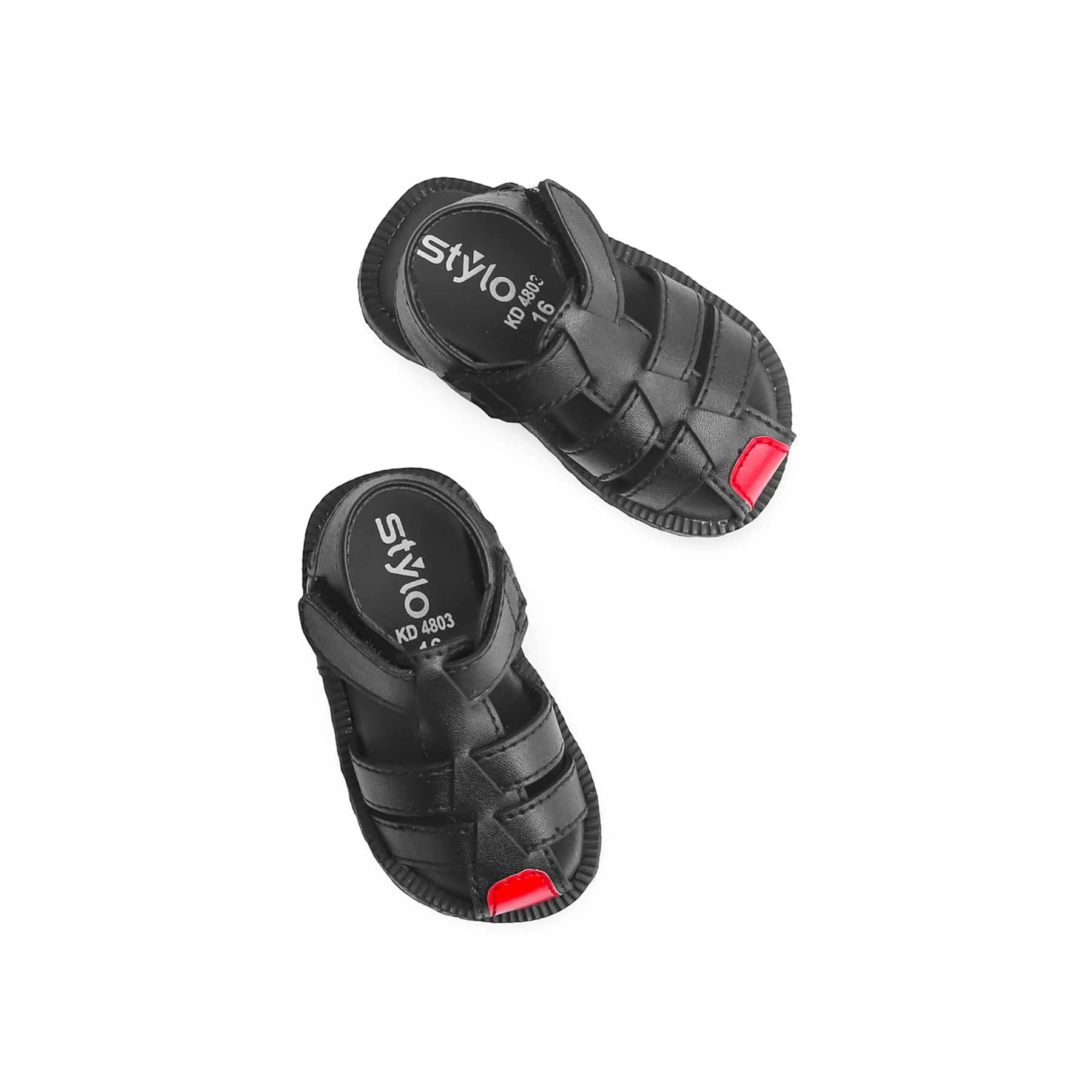 Babies Black Casual Sandal KD4803 - Image 5