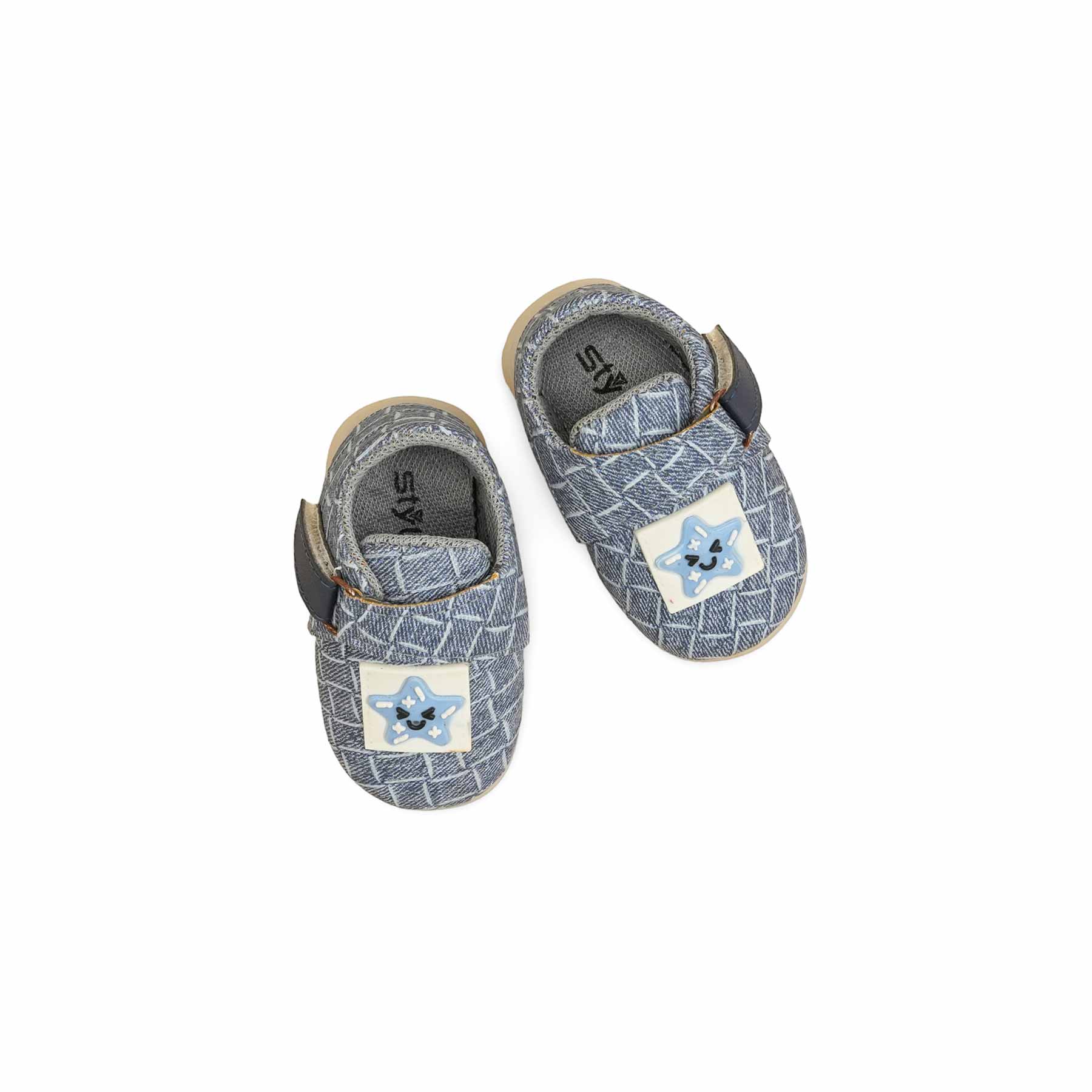 Babies Blue Casual Booties KD2589 - Image 5