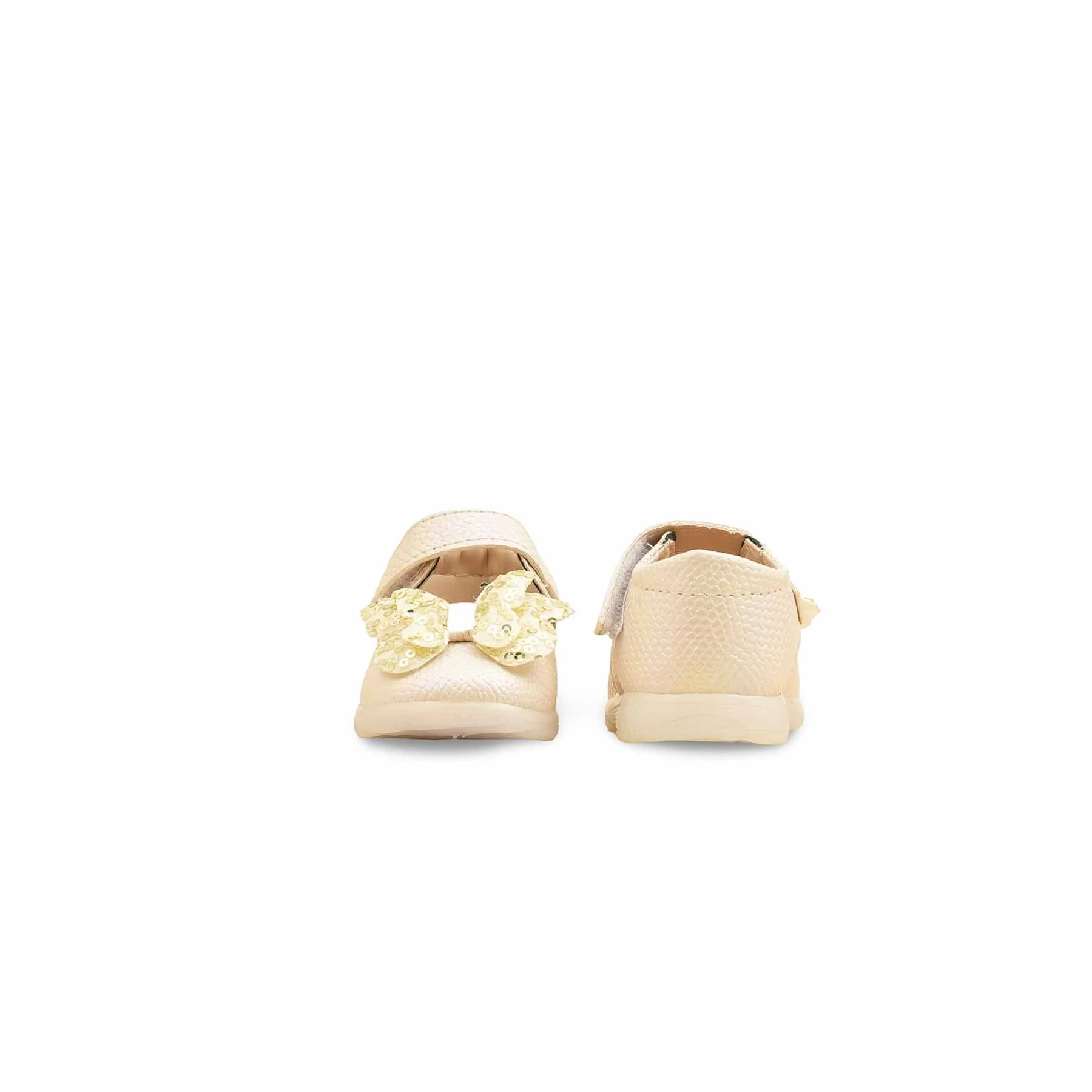 Babies Golden Casual Booties KD2590 - Image 4