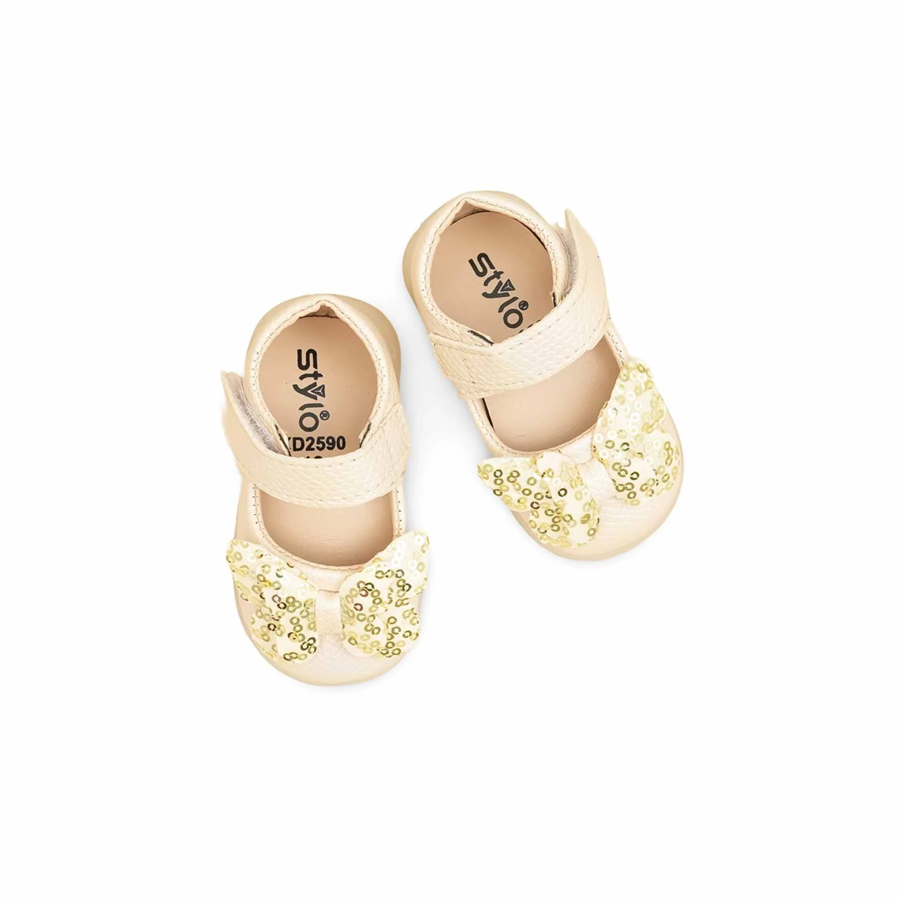 Babies Golden Casual Booties KD2590 - Image 5