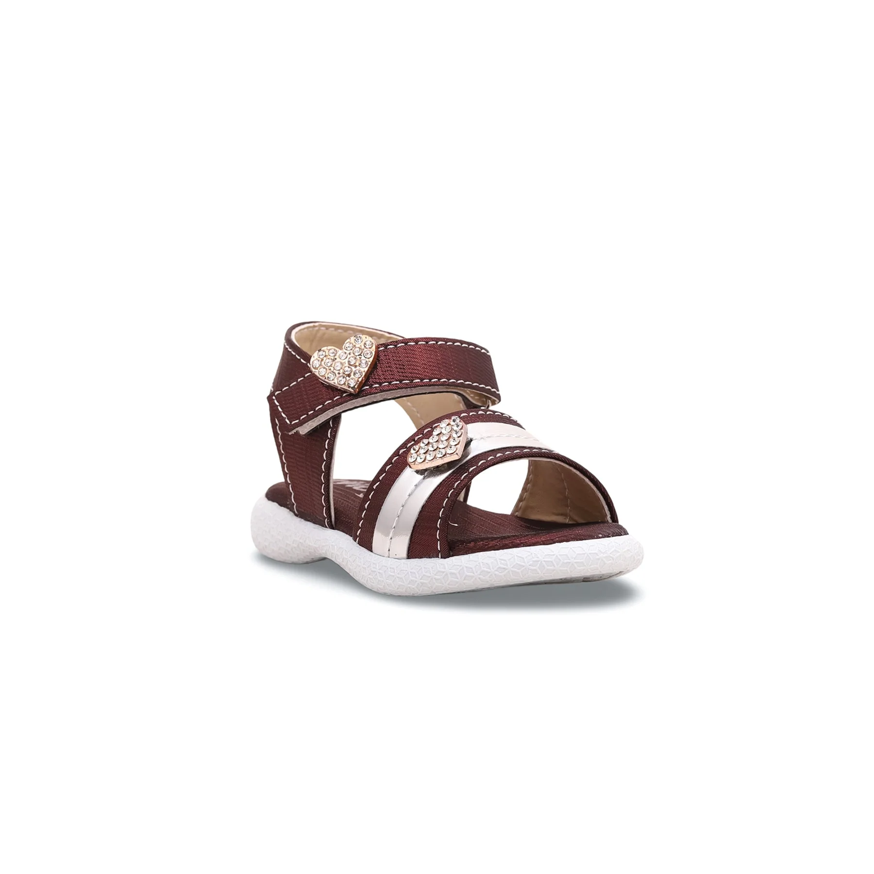 Babies Maroon Casual Sandal KD7828 - Image 2