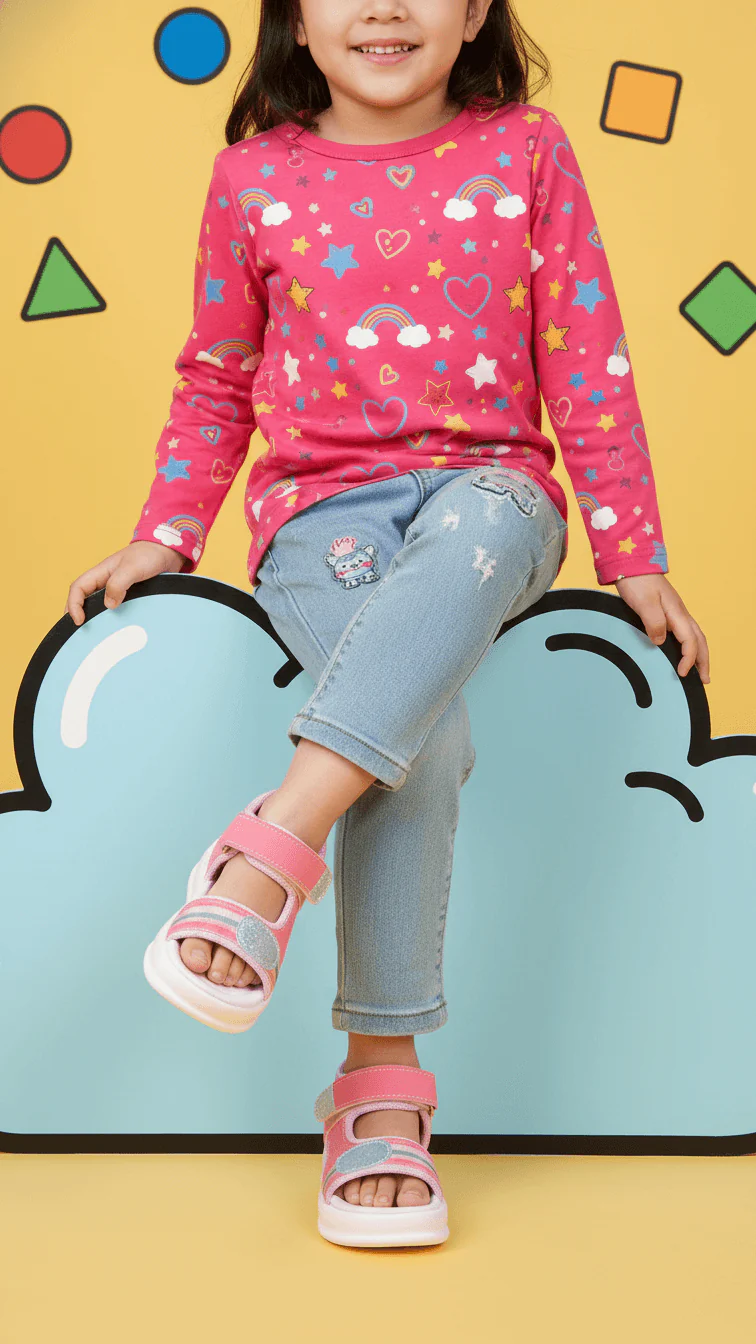 Babies Pink Casual Sandal KD4825