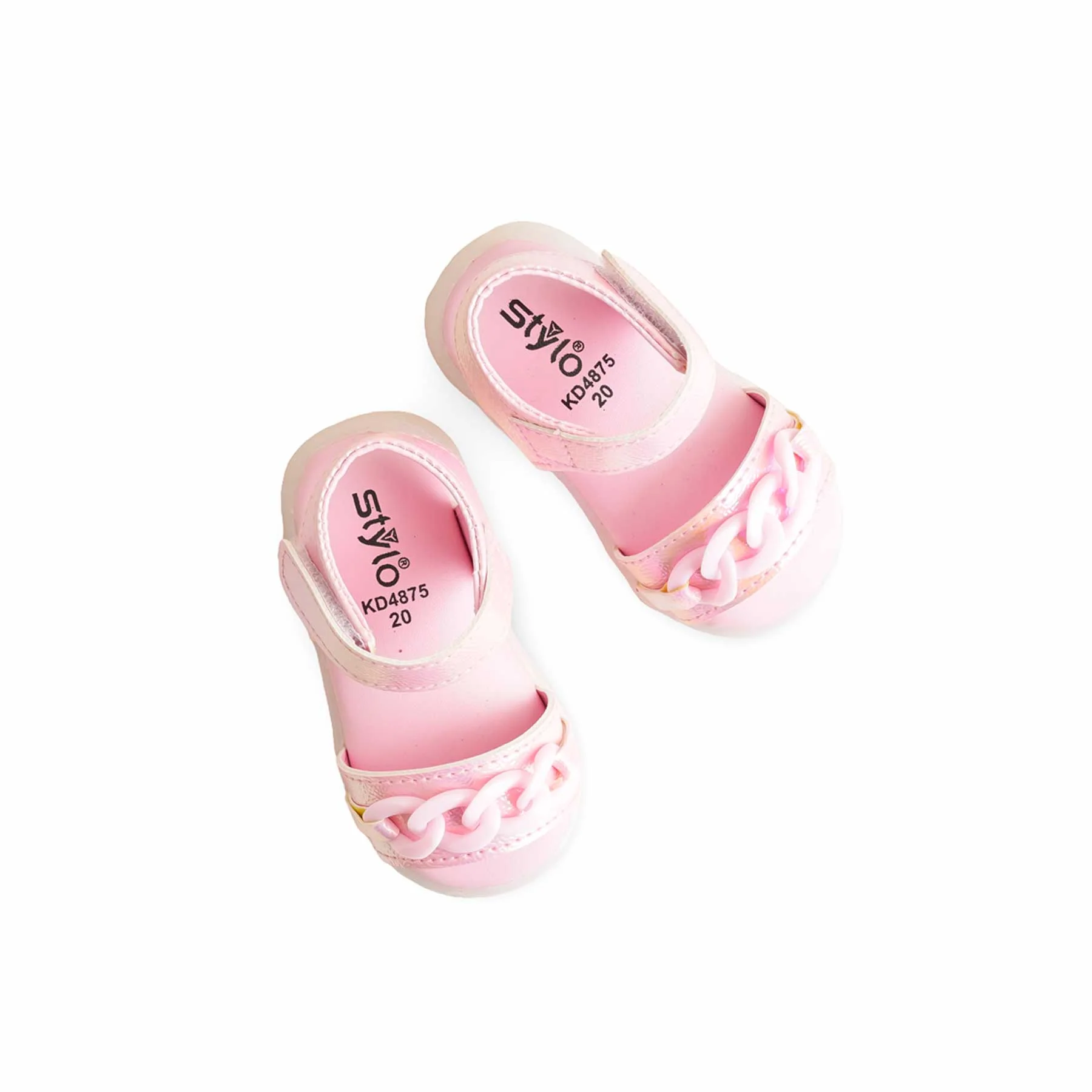 Babies Pink Casual Sandal KD4875 - Image 5