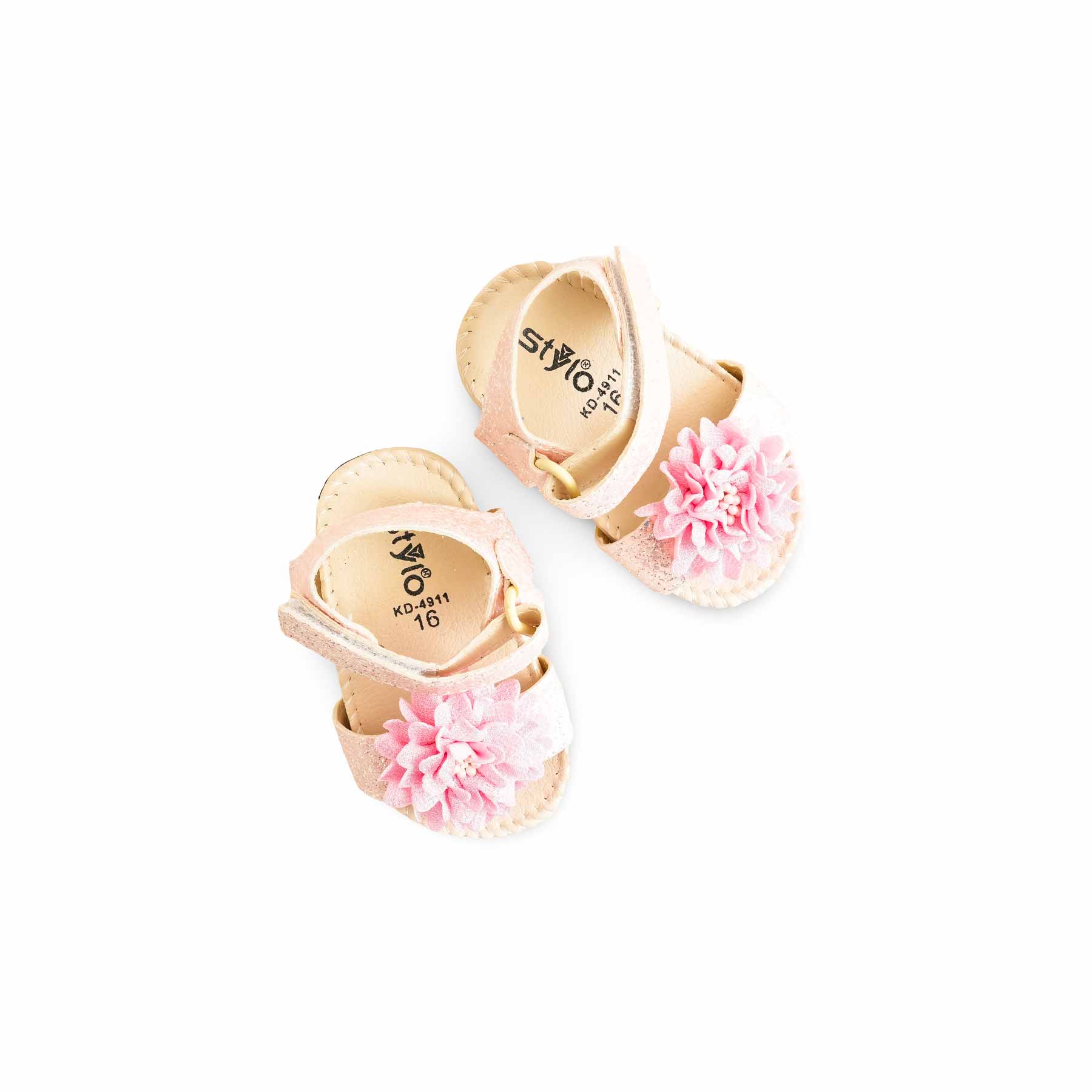 Babies Pink Formal Sandal KD4911 - Image 5