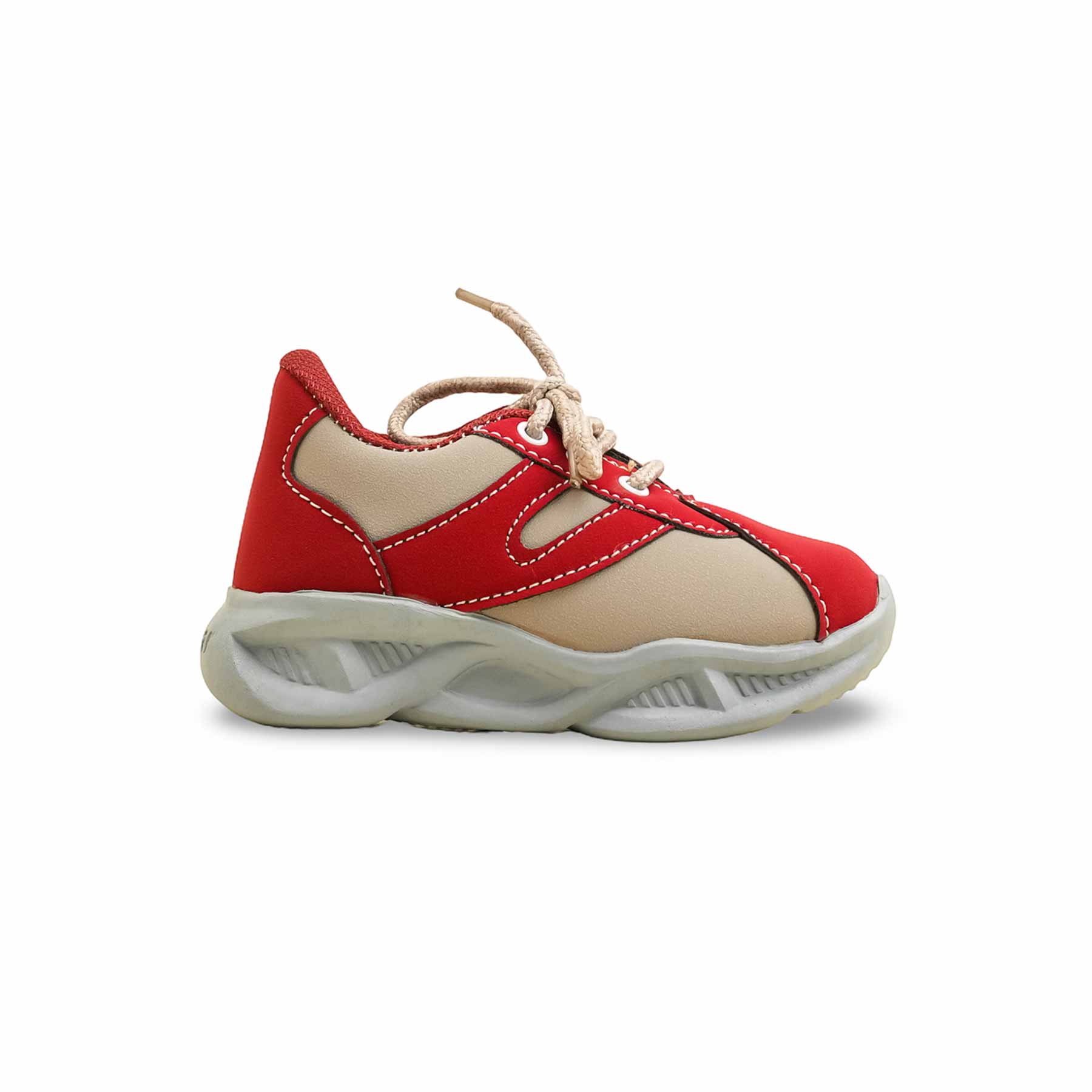 Babies Red Casual Booties KD1958 - Image 2