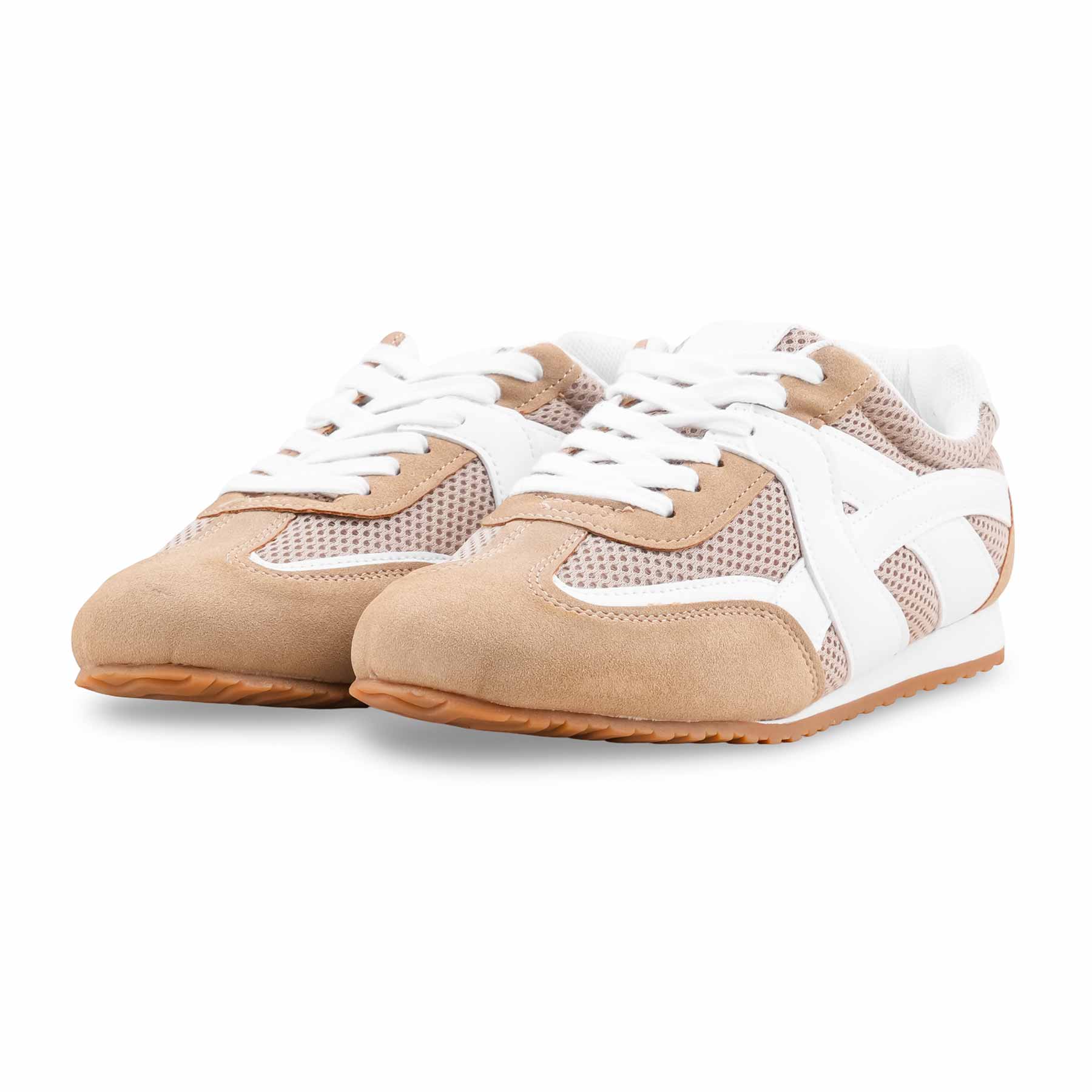 Beige Athleisure Sneaker For Ladies AT7463 - Image 3