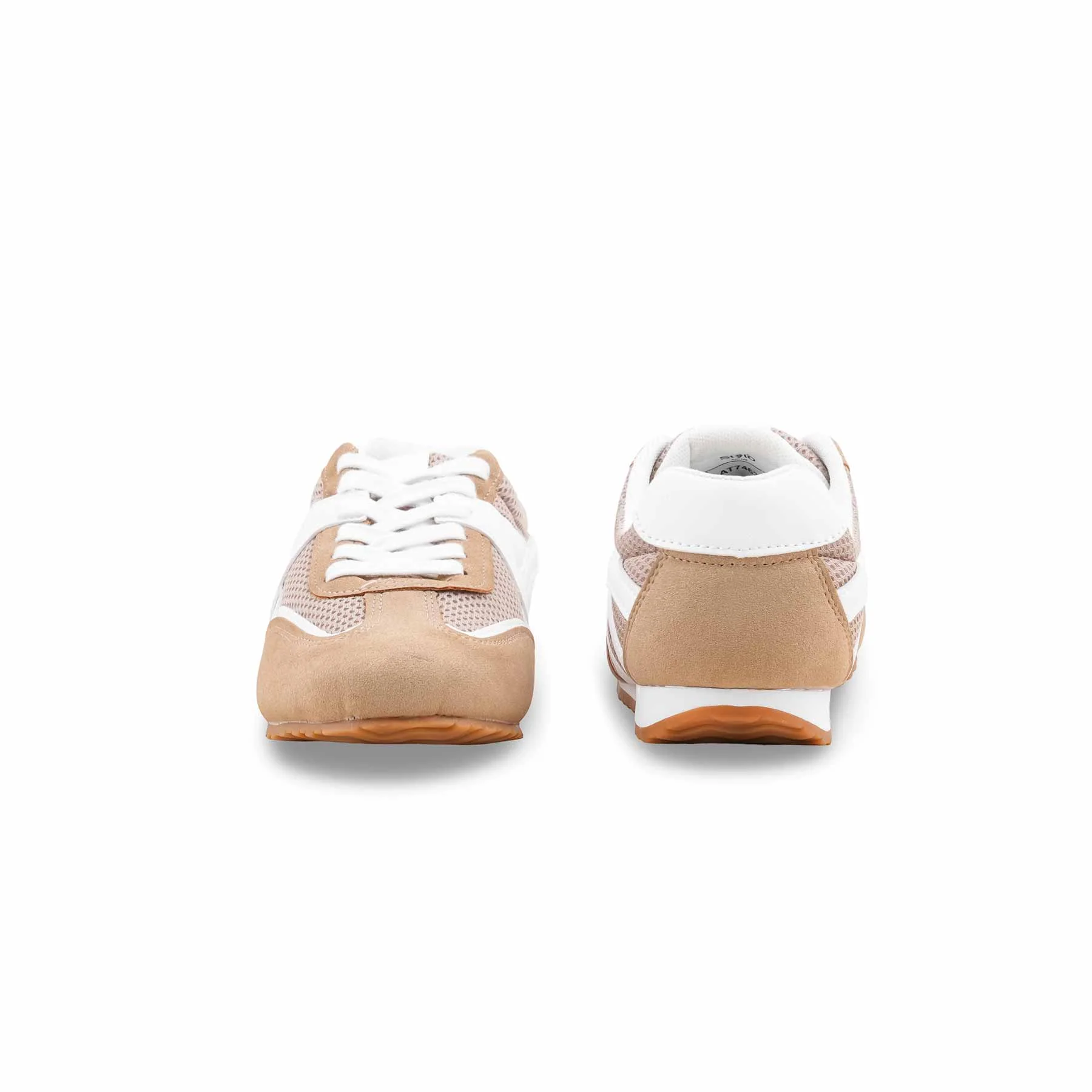 Beige Athleisure Sneaker For Ladies AT7463 - Image 4