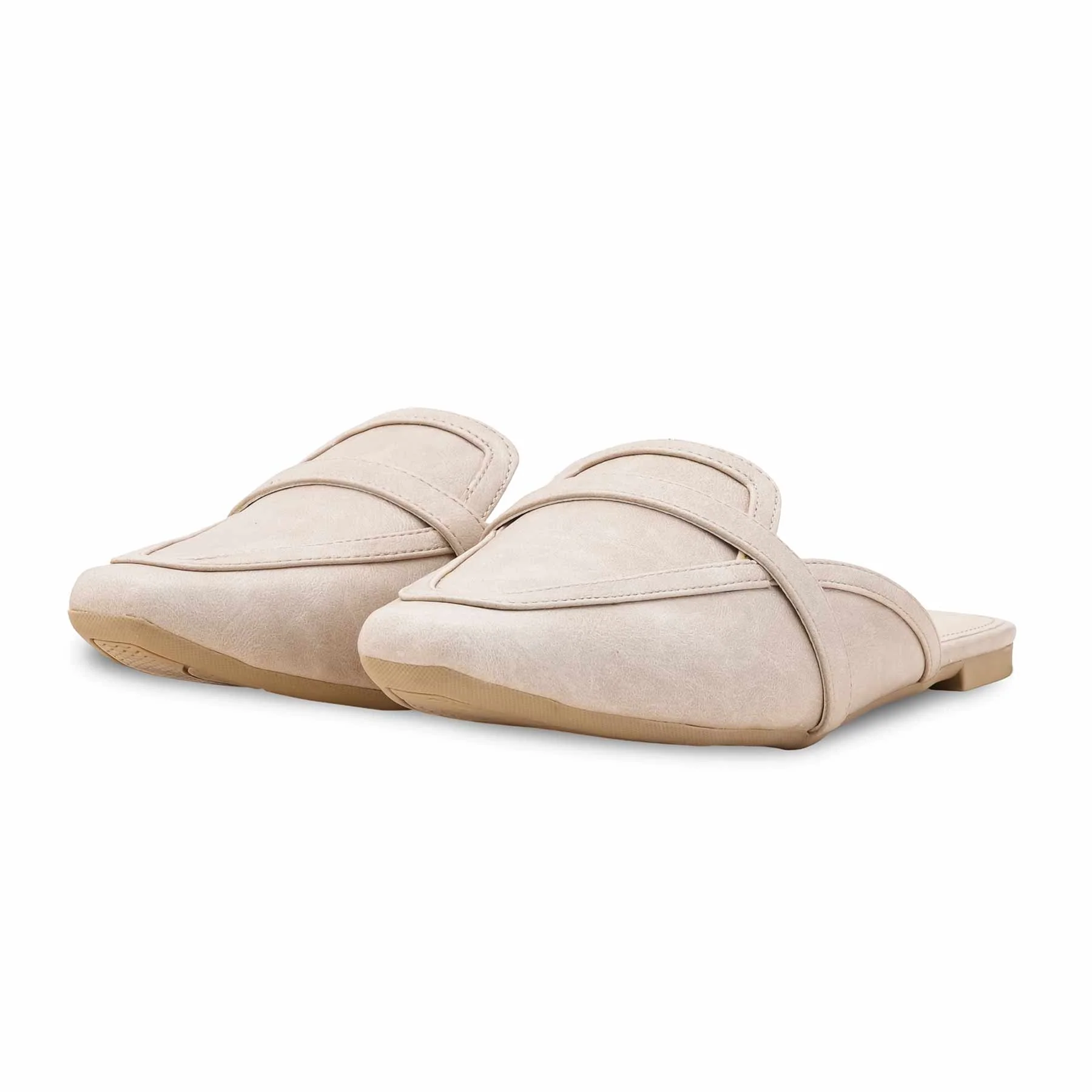 Beige Back Open For Women LWN425 - Image 3
