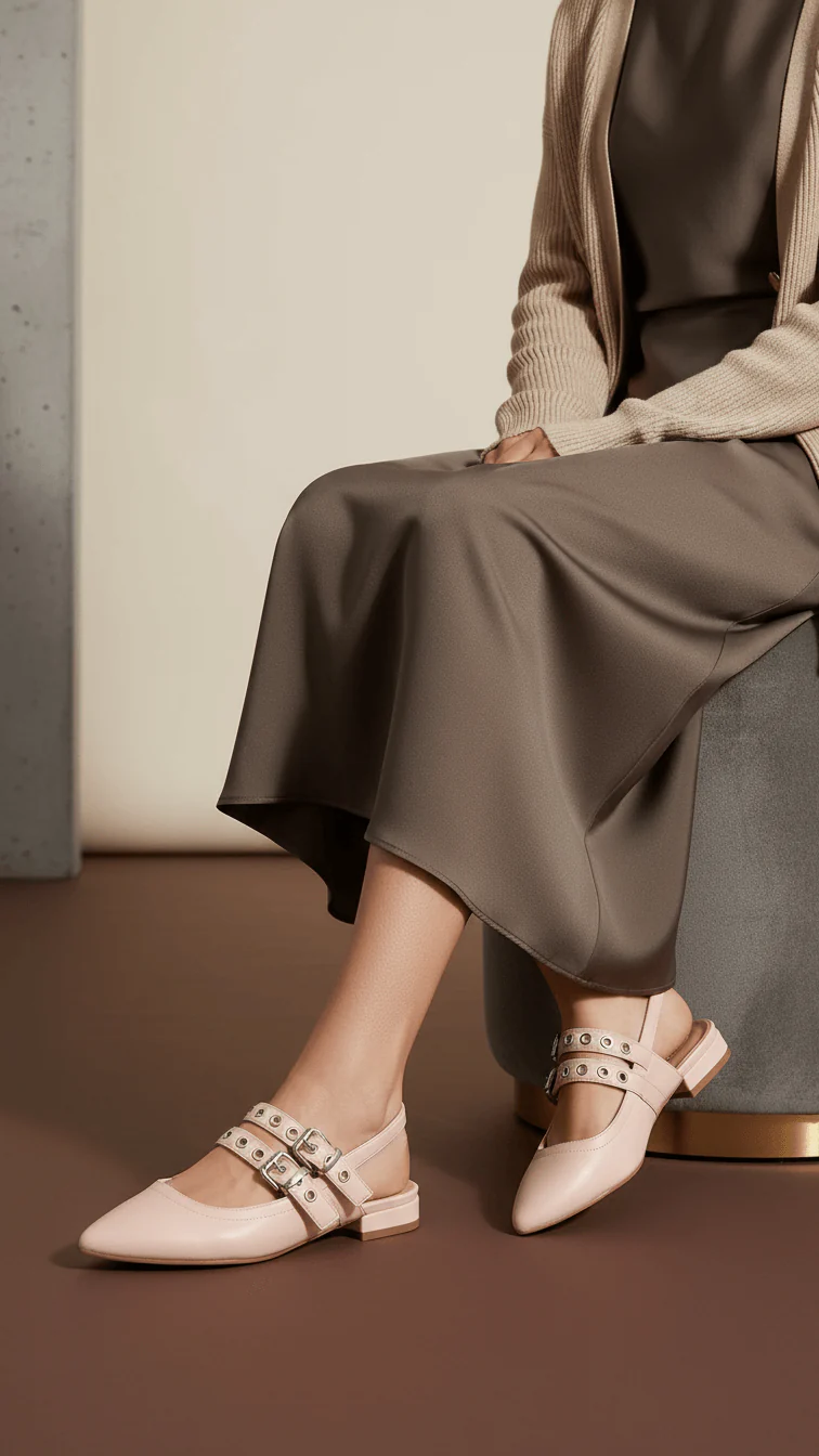 Beige Back Open WN5433