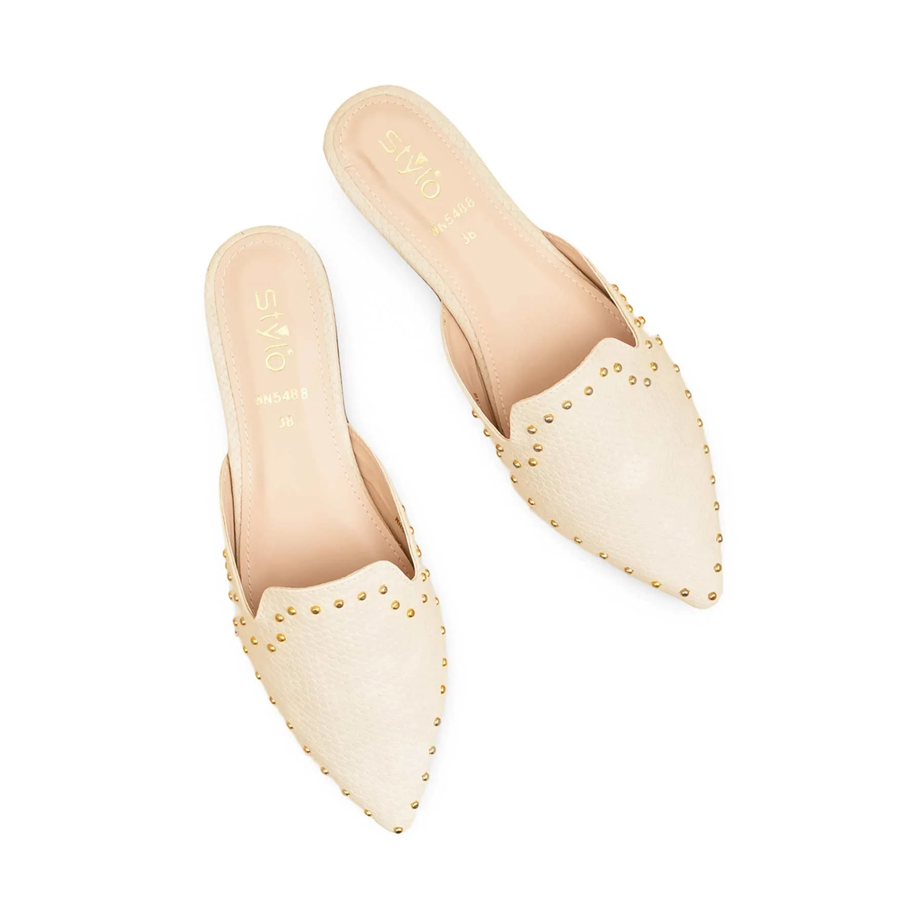 Beige Back Open For Women WN5488 - Image 5