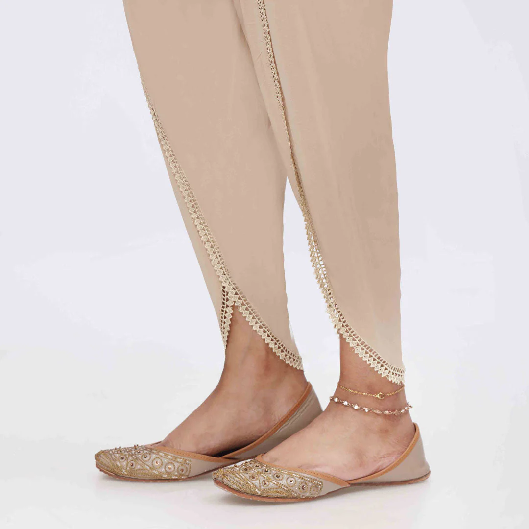 Beige Cambric Tulip Shalwar PS3566 - Image 3