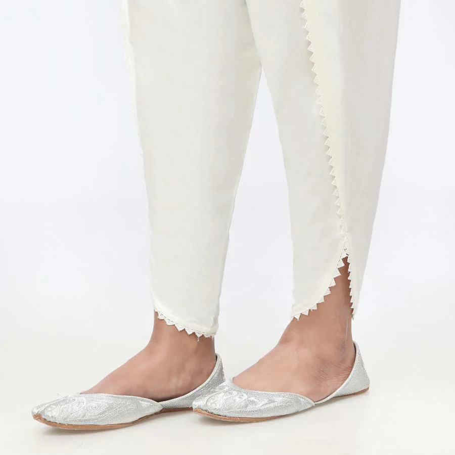 Beige Cambric Tulip Shalwar PW3656 - Image 2