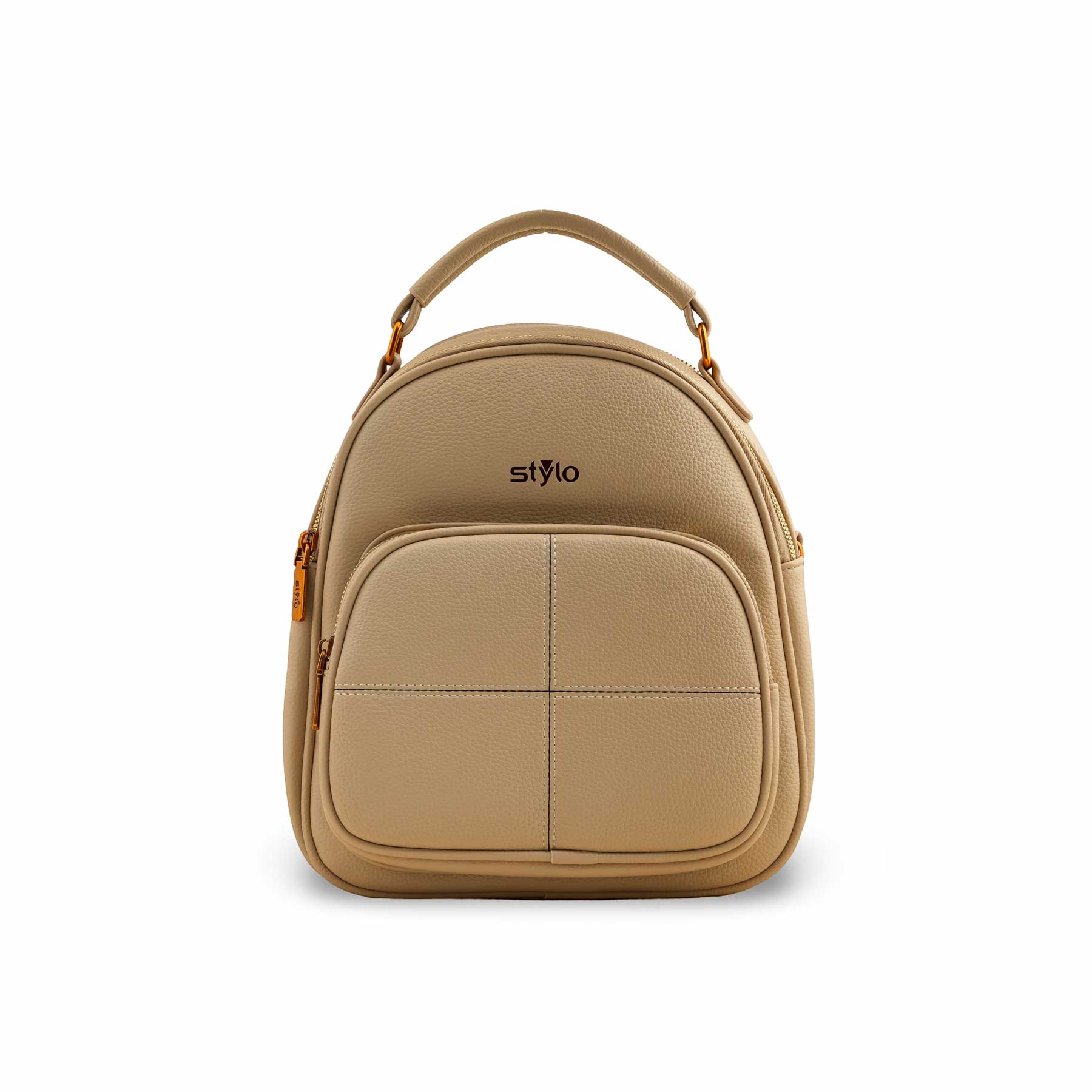 Beige Casual Backpack P36389