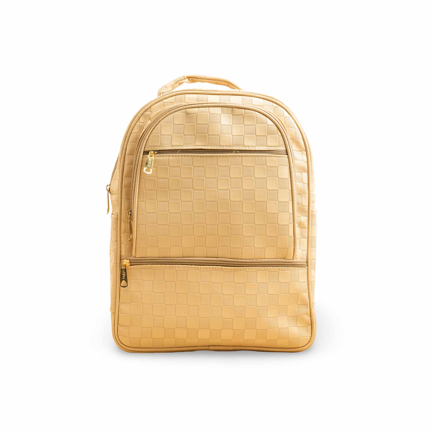 Beige Casual Backpack P56274 - Image 2
