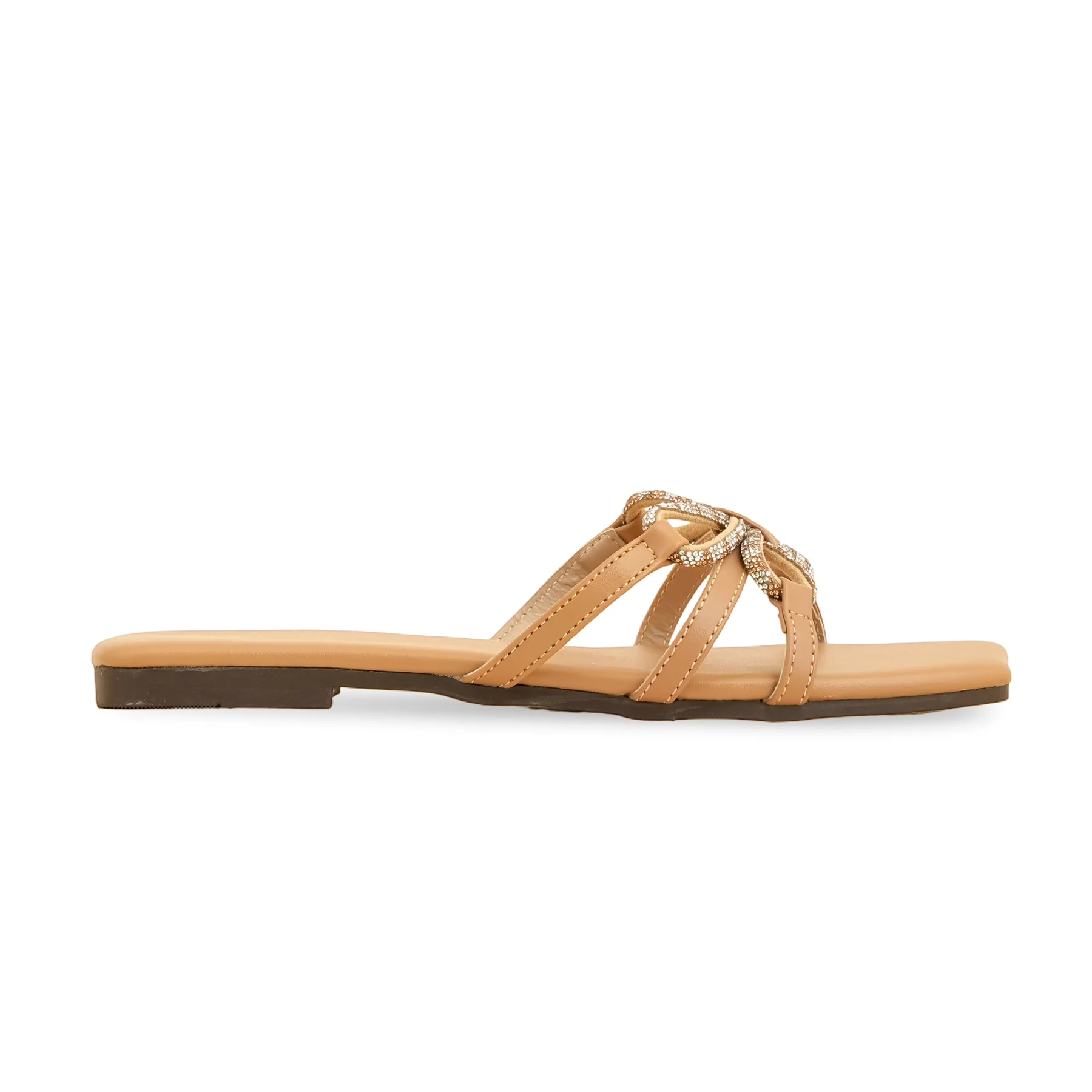 Beige Casual Slipper CL2052 - Image 2