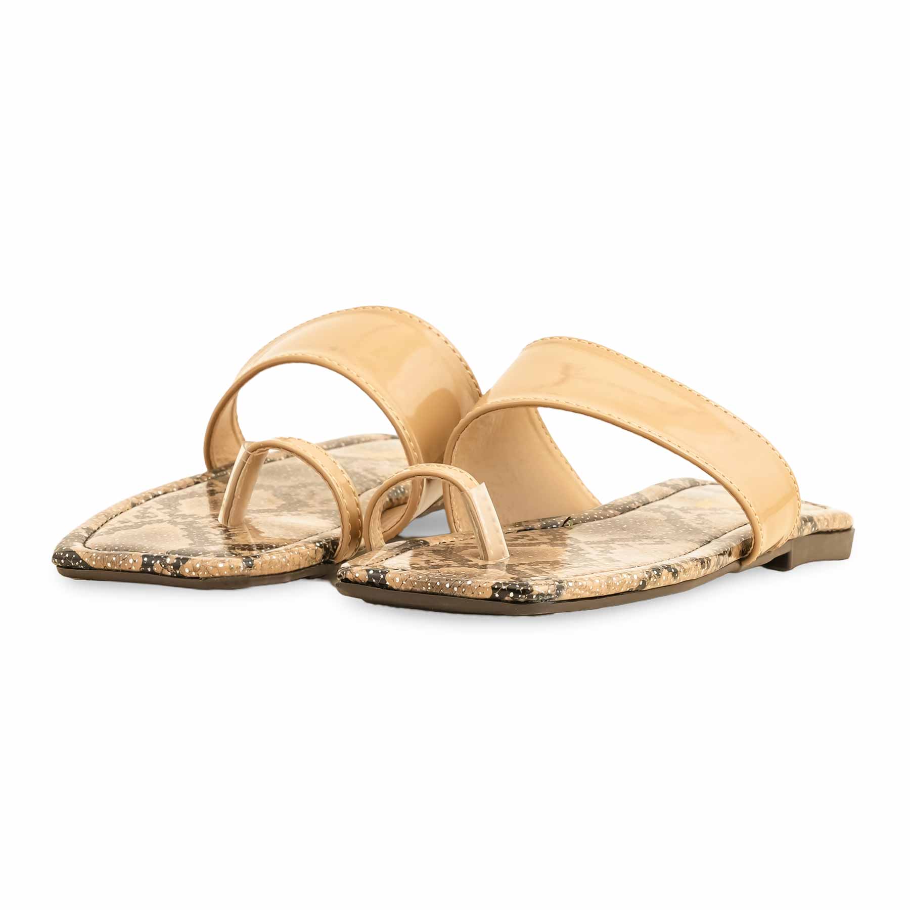 Beige Casual Chappal For Ladies CL2048 - Image 3