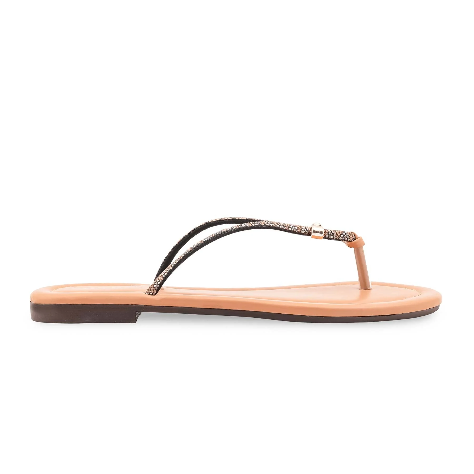 Beige Casual Chappal For Ladies CL2292 - Image 2