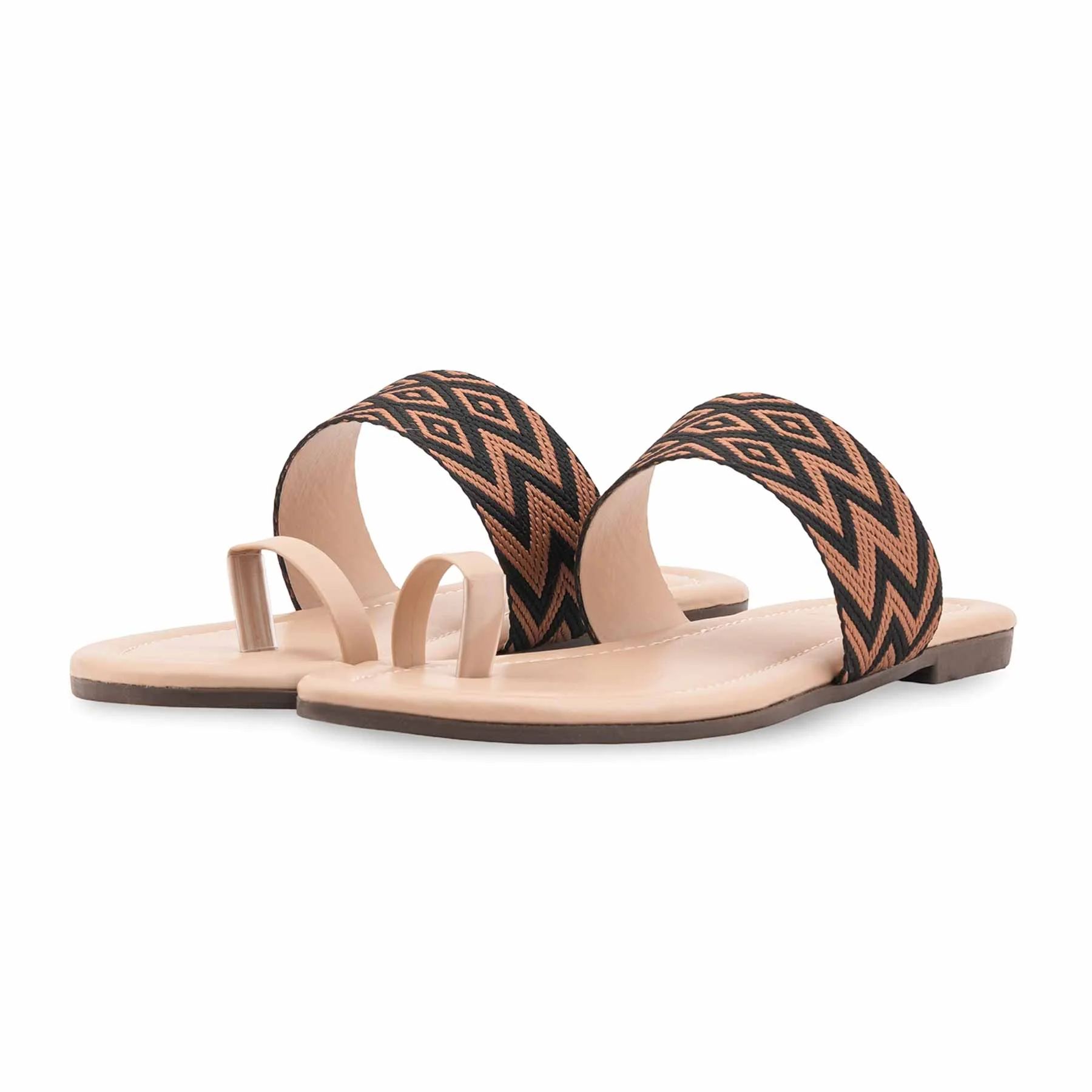 Beige Casual Chappal For Ladies CL2312 - Image 3