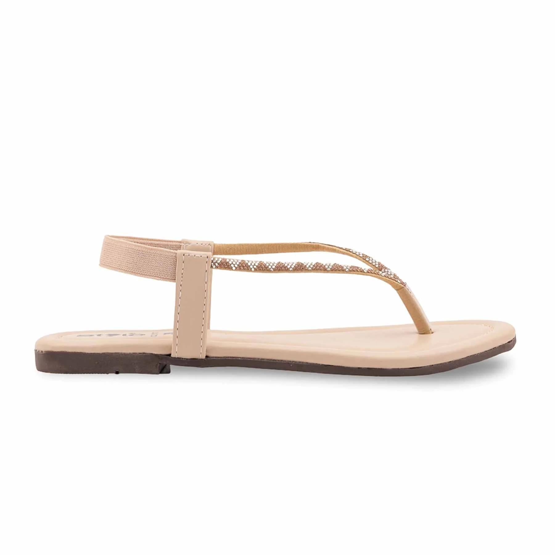 Beige Casual Chappal For Women CL2173 - Image 2