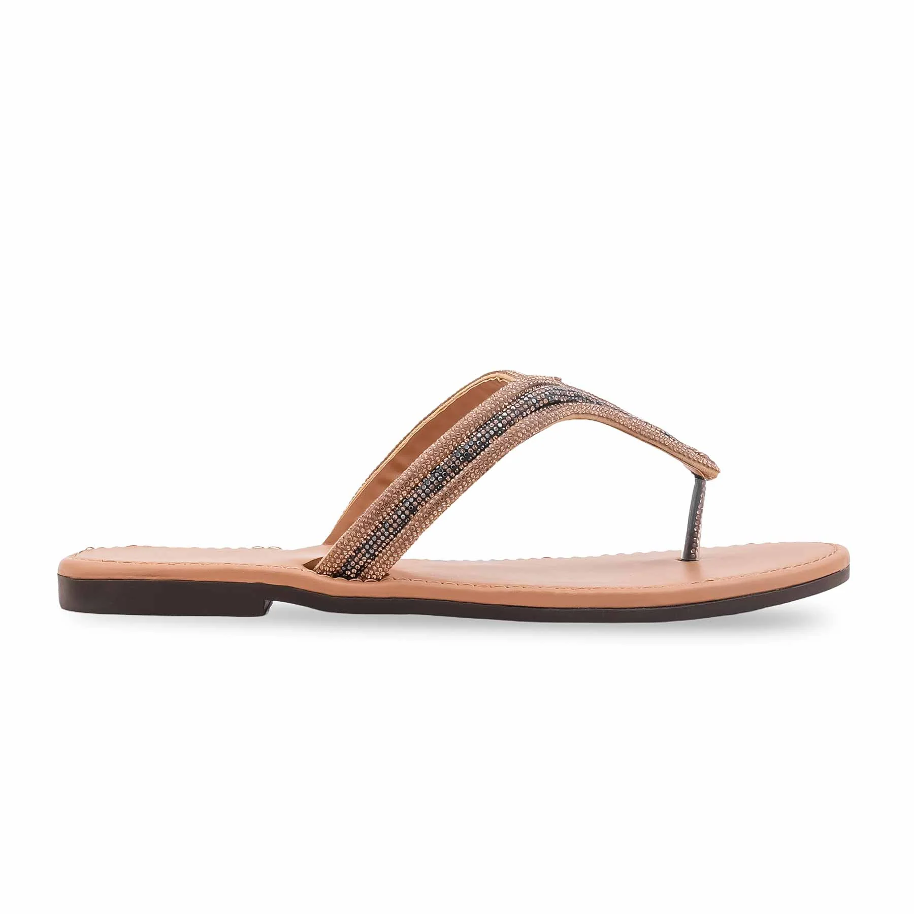 Beige Casual Chappal For Women CL2245 - Image 2