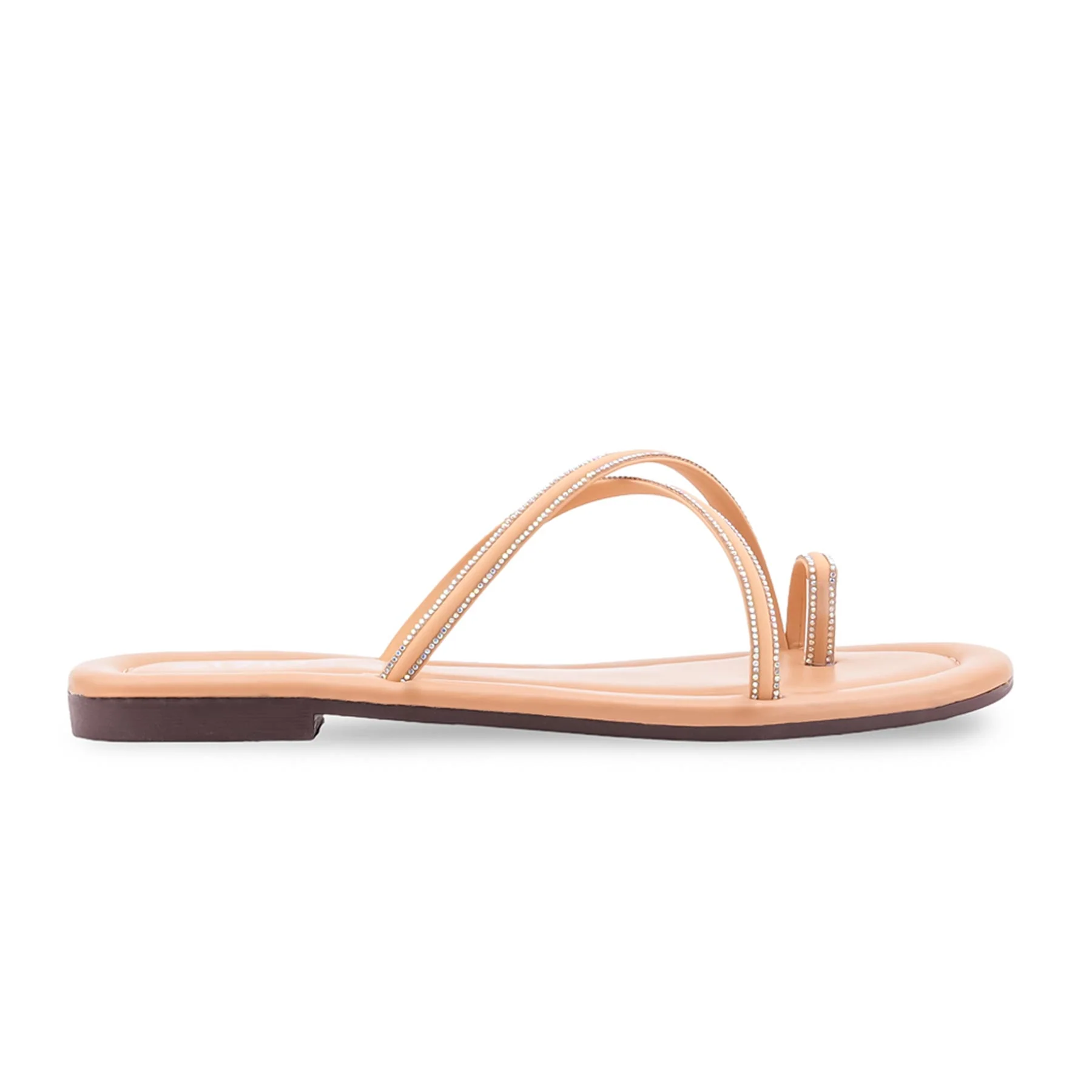 Beige Casual Chappal For Women CL2308 - Image 2