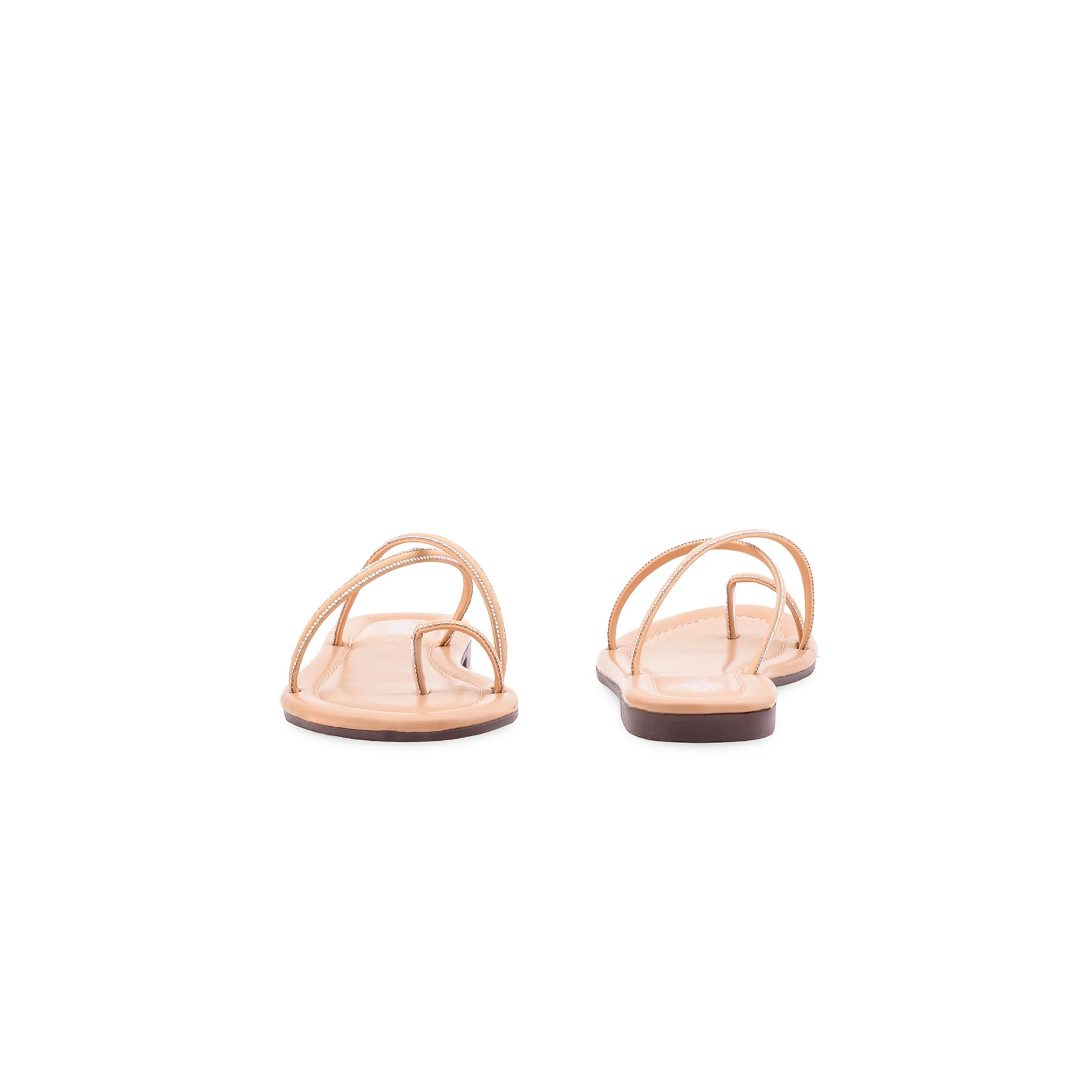 Beige Casual Chappal For Women CL2308 - Image 4