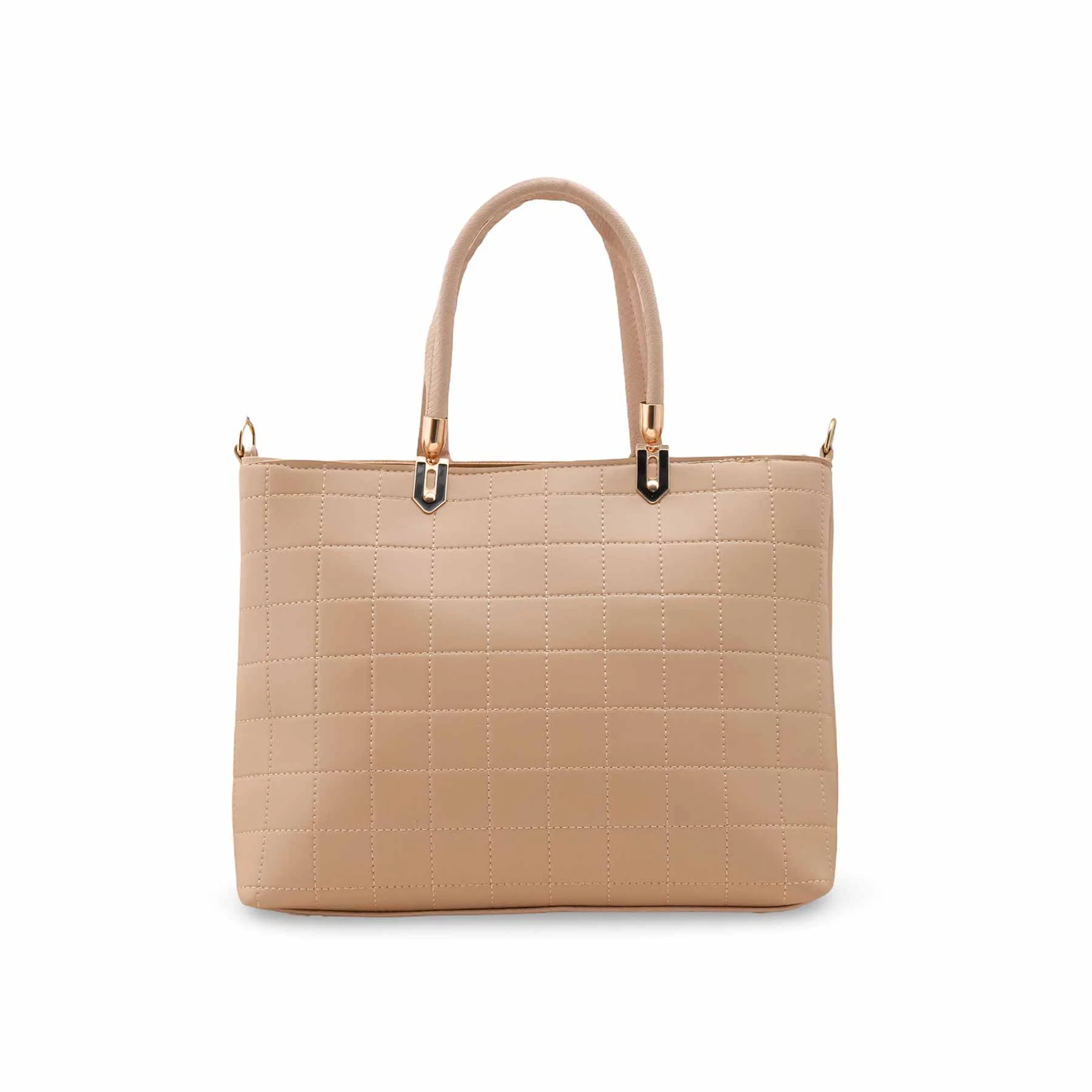 Beige Casual Hand Bag For Ladies P56247 - Image 2