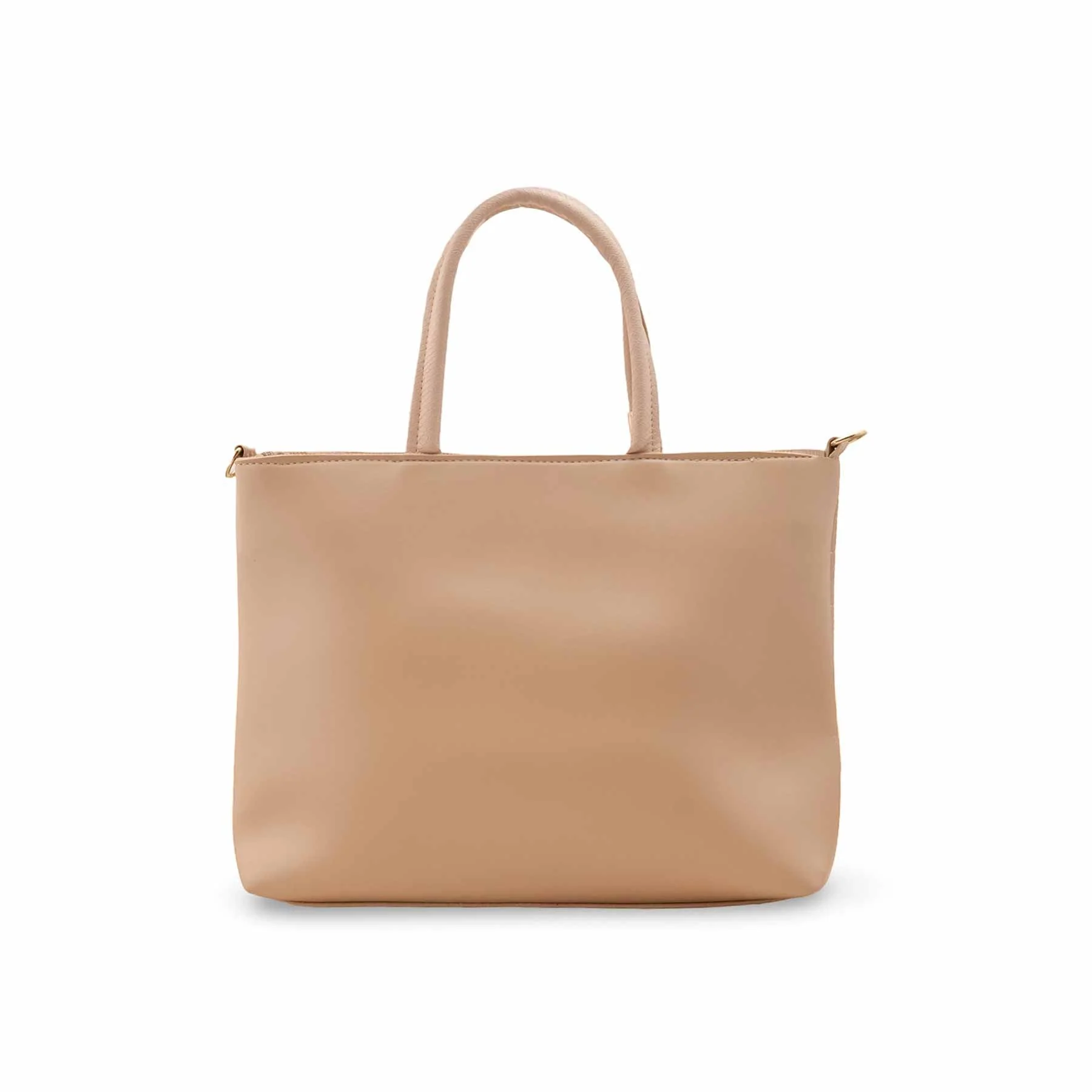 Beige Casual Hand Bag For Ladies P56247 - Image 4