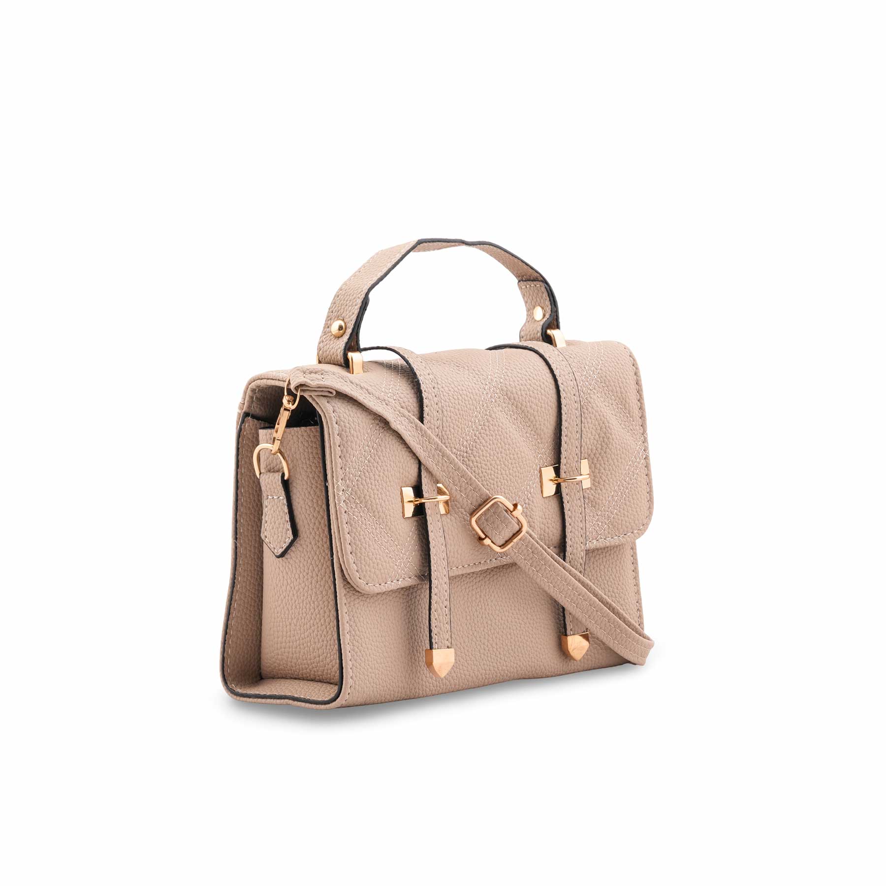 Beige Casual Pouch For Ladies P97659 - Image 3
