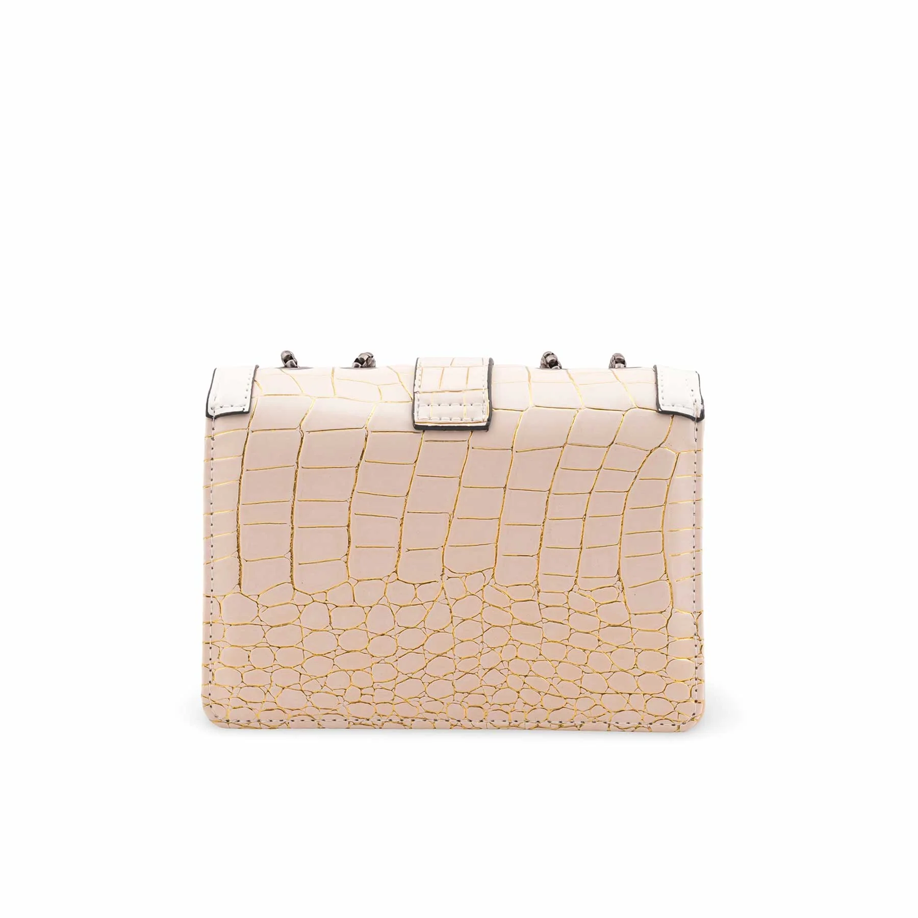 Beige Casual Pouch For Ladies P97666 - Image 4