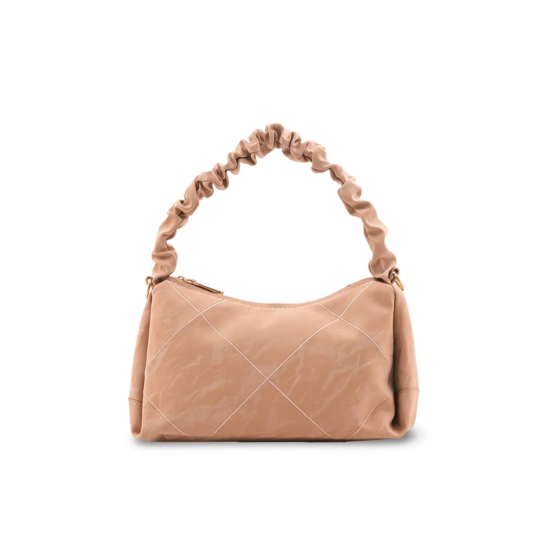 Beige Casual Pouch For Ladies P97668 - Image 2