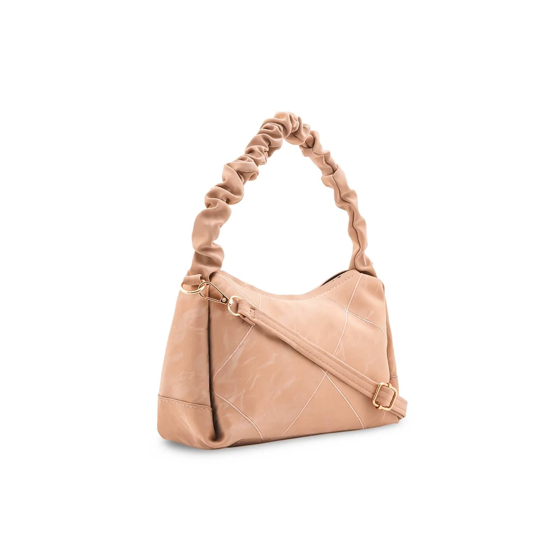 Beige Casual Pouch For Ladies P97668 - Image 3