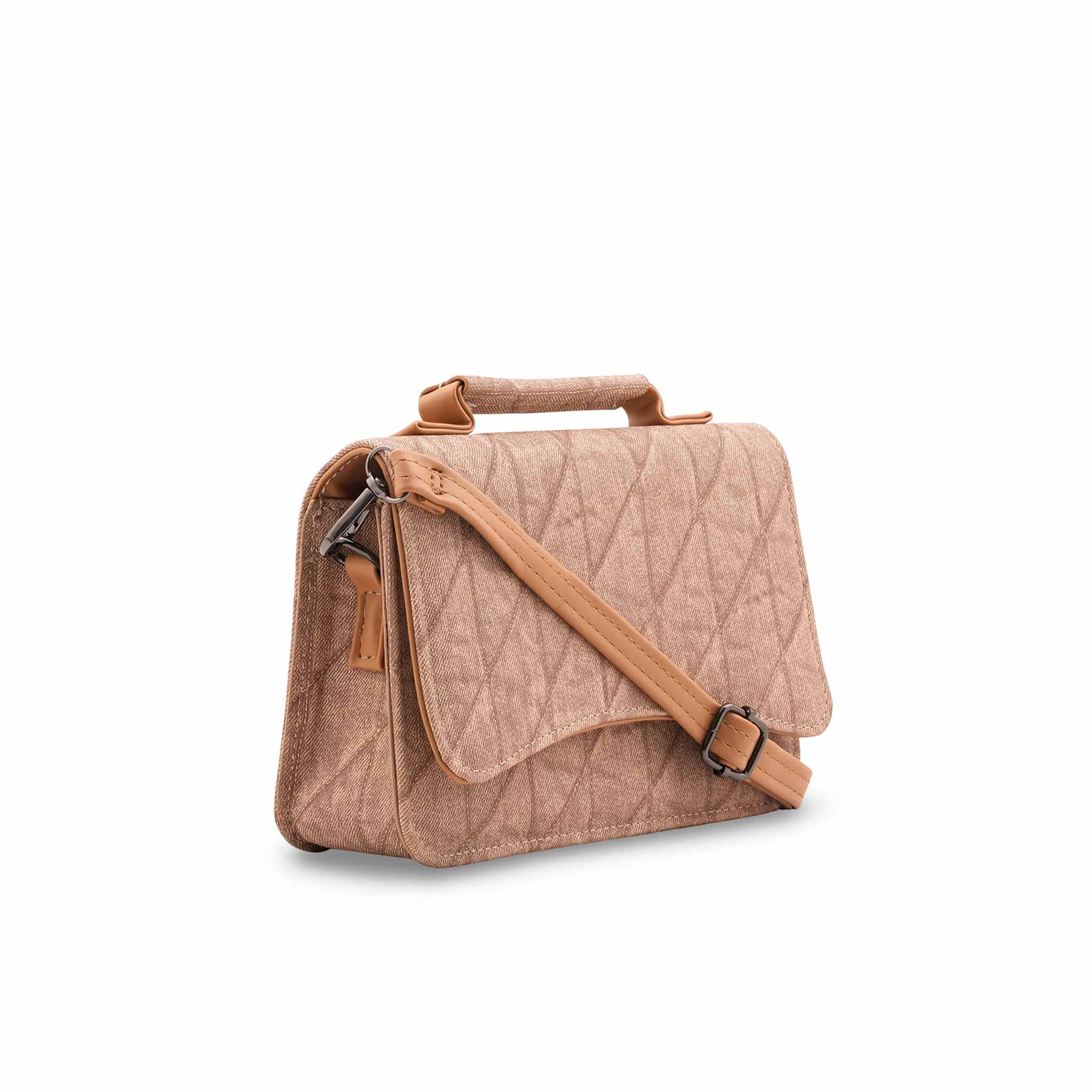 Beige Casual Pouch For Ladies P97677 - Image 3