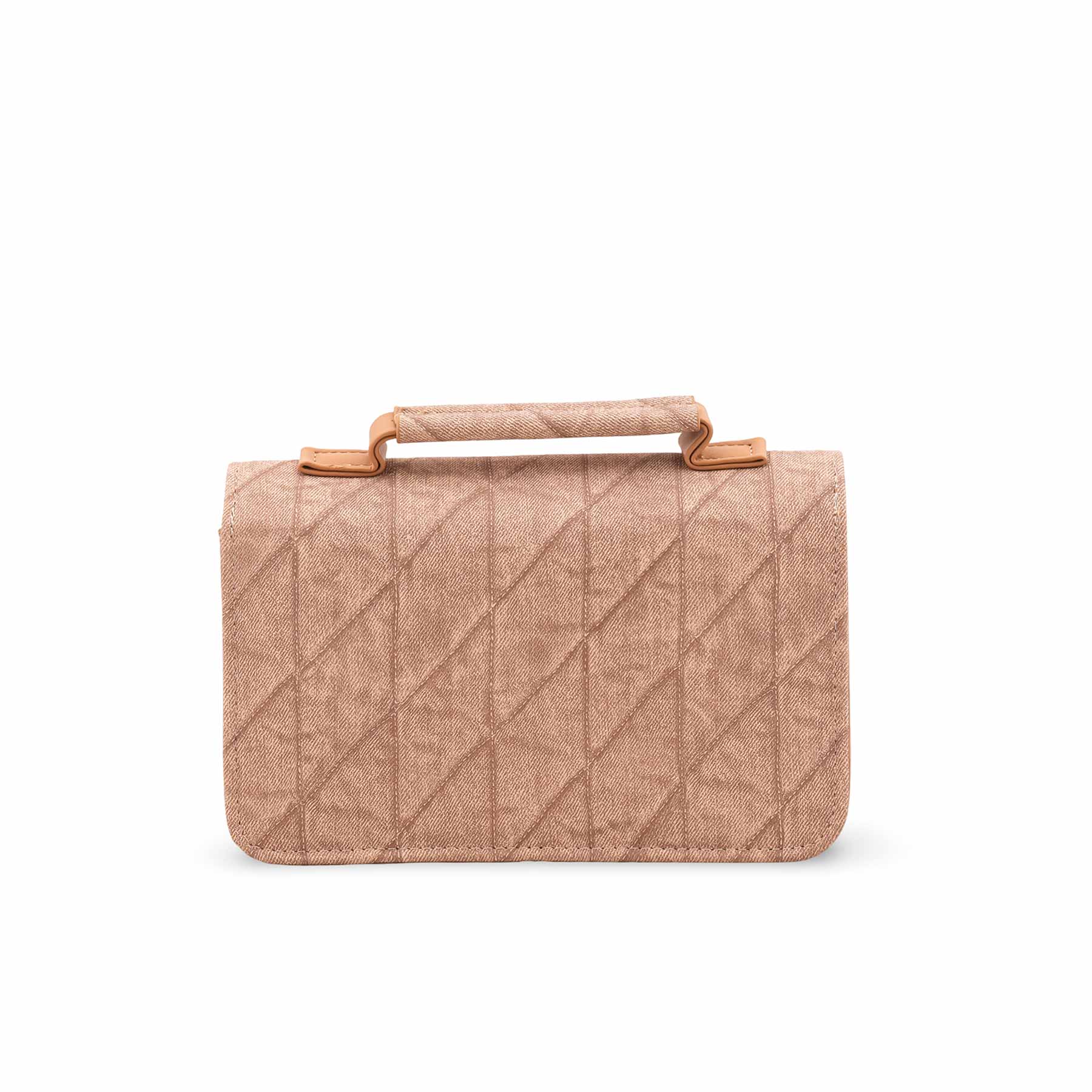 Beige Casual Pouch For Ladies P97677 - Image 4