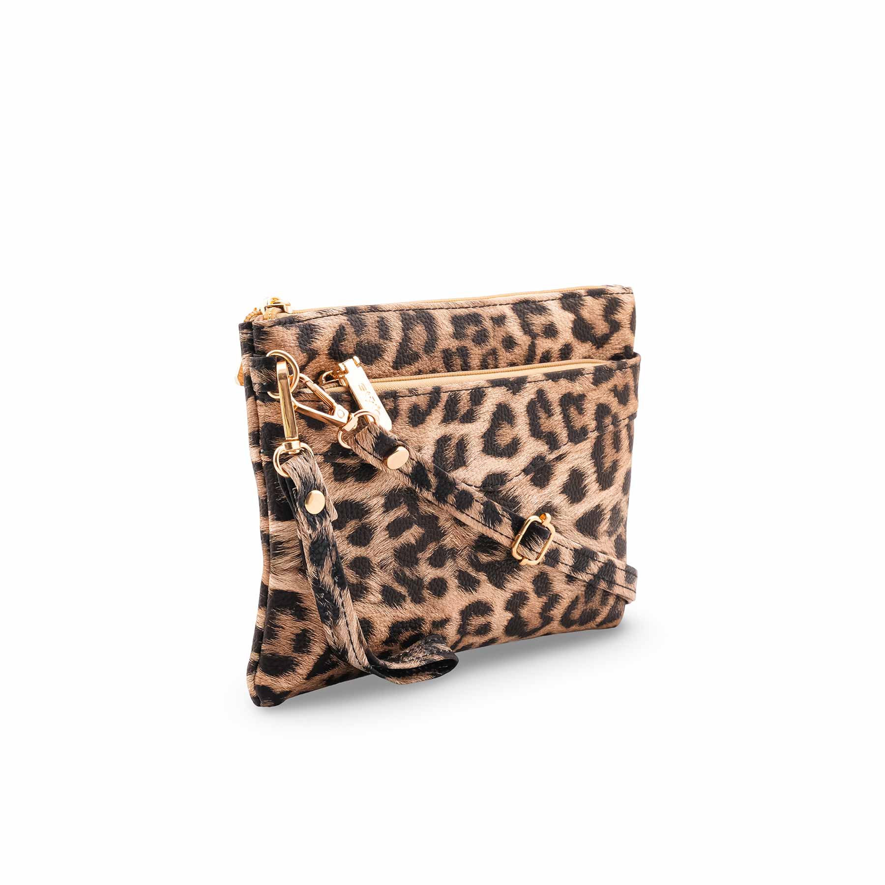 Beige Casual Pouch For Ladies P97686 - Image 3