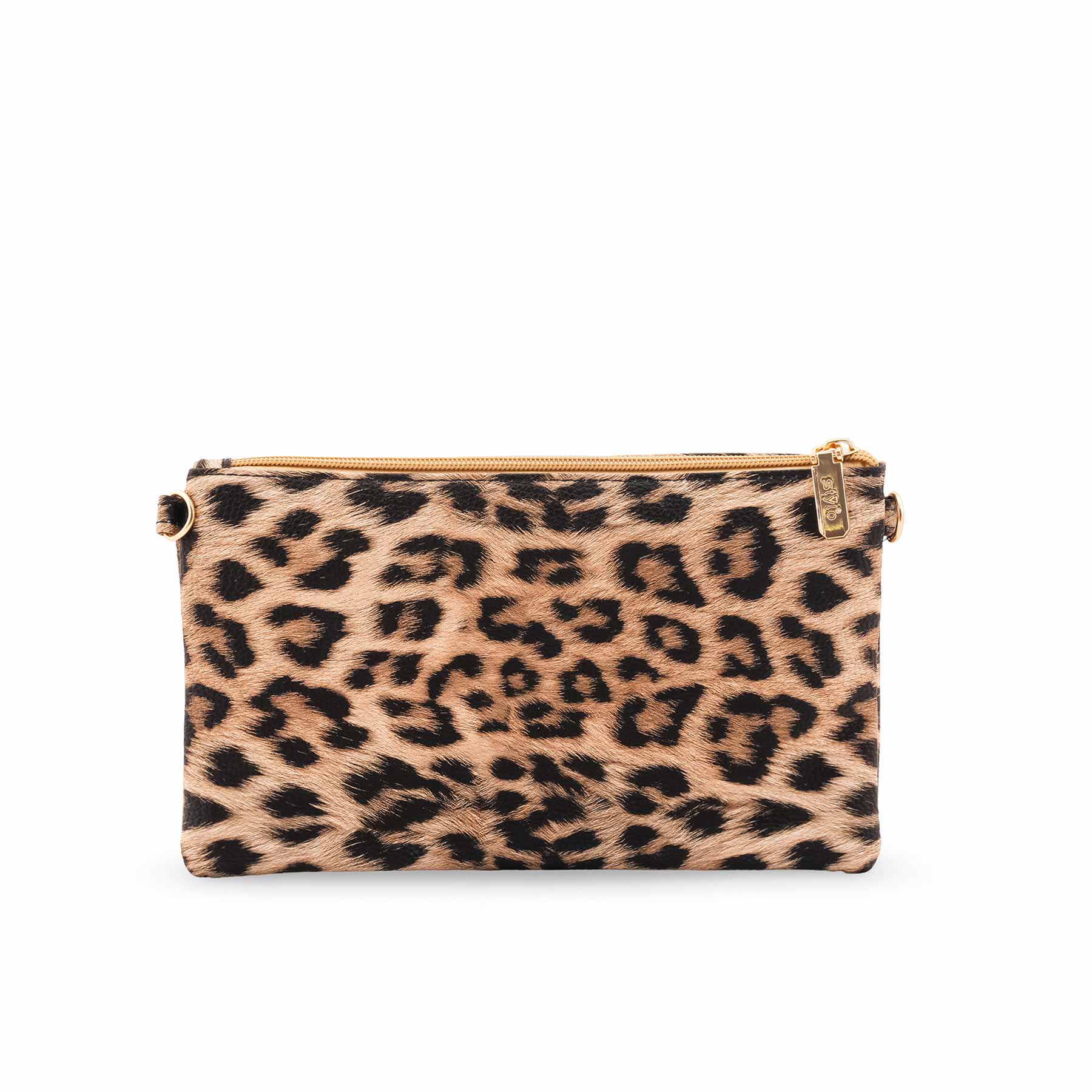 Beige Casual Pouch For Ladies P97686 - Image 4