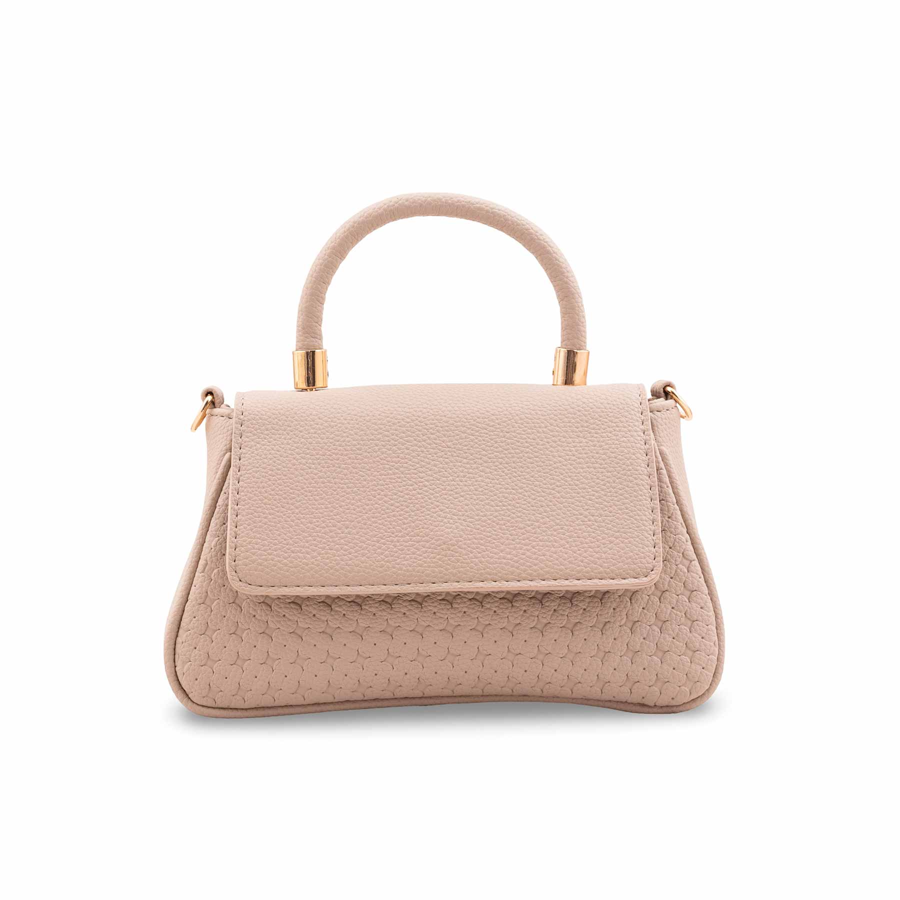 Beige Casual Pouch For Ladies P97703 - Image 2