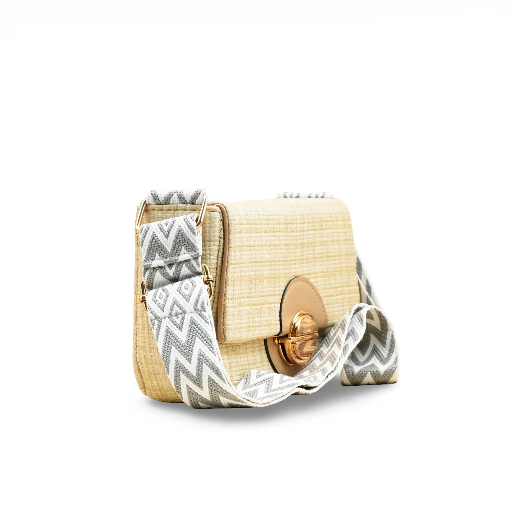Beige Casual Pouch For Women P97609 - Image 3
