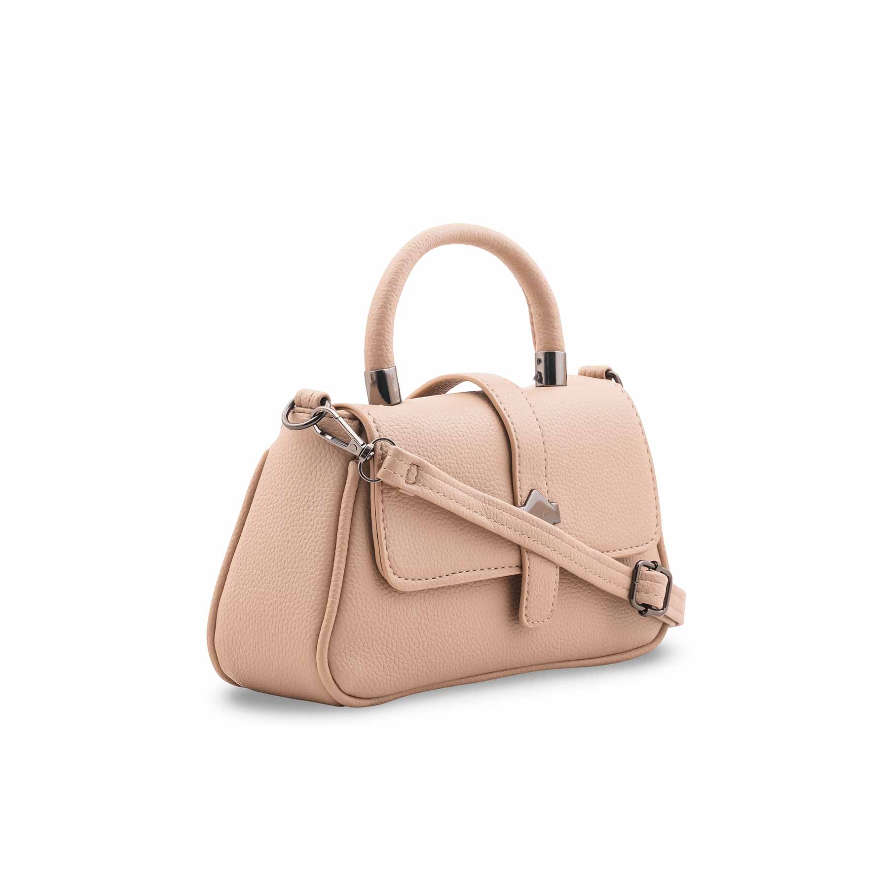 Beige Casual Pouch For Women P97662 - Image 3