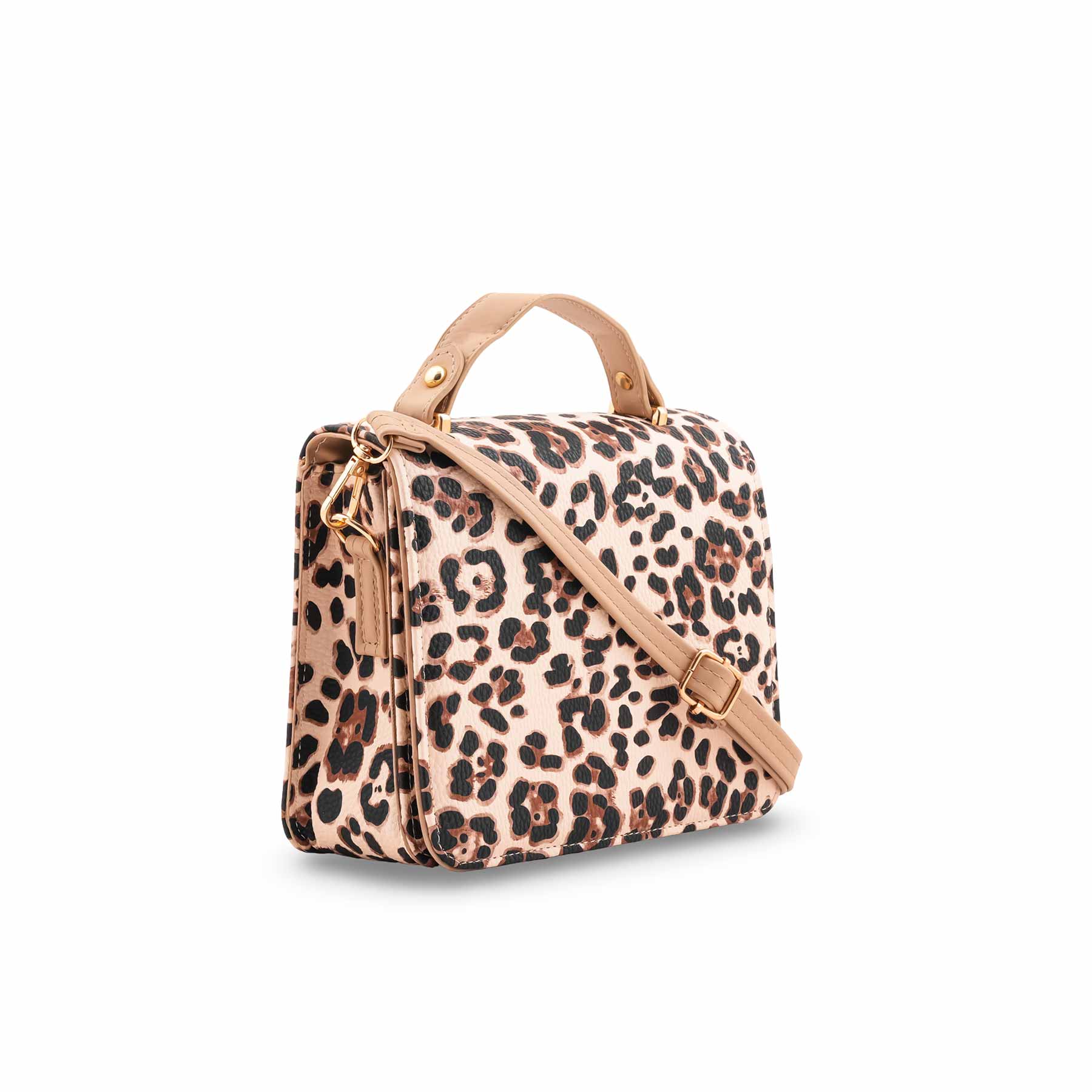 Beige Casual Pouch For Women P97665 - Image 3