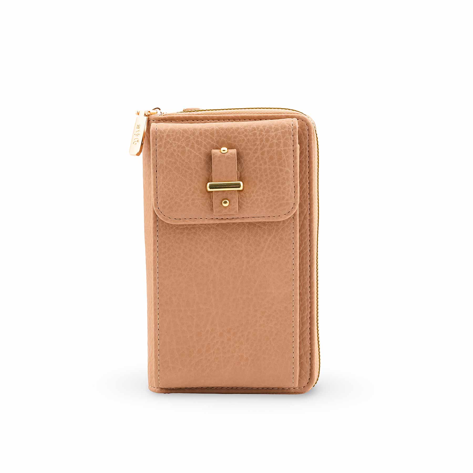 Beige Casual Pouch For Women P97701 - Image 2