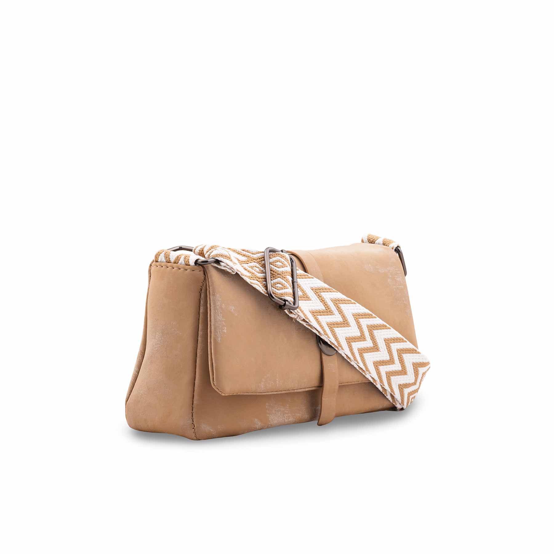 Beige Casual Pouch For Women P97704 - Image 3