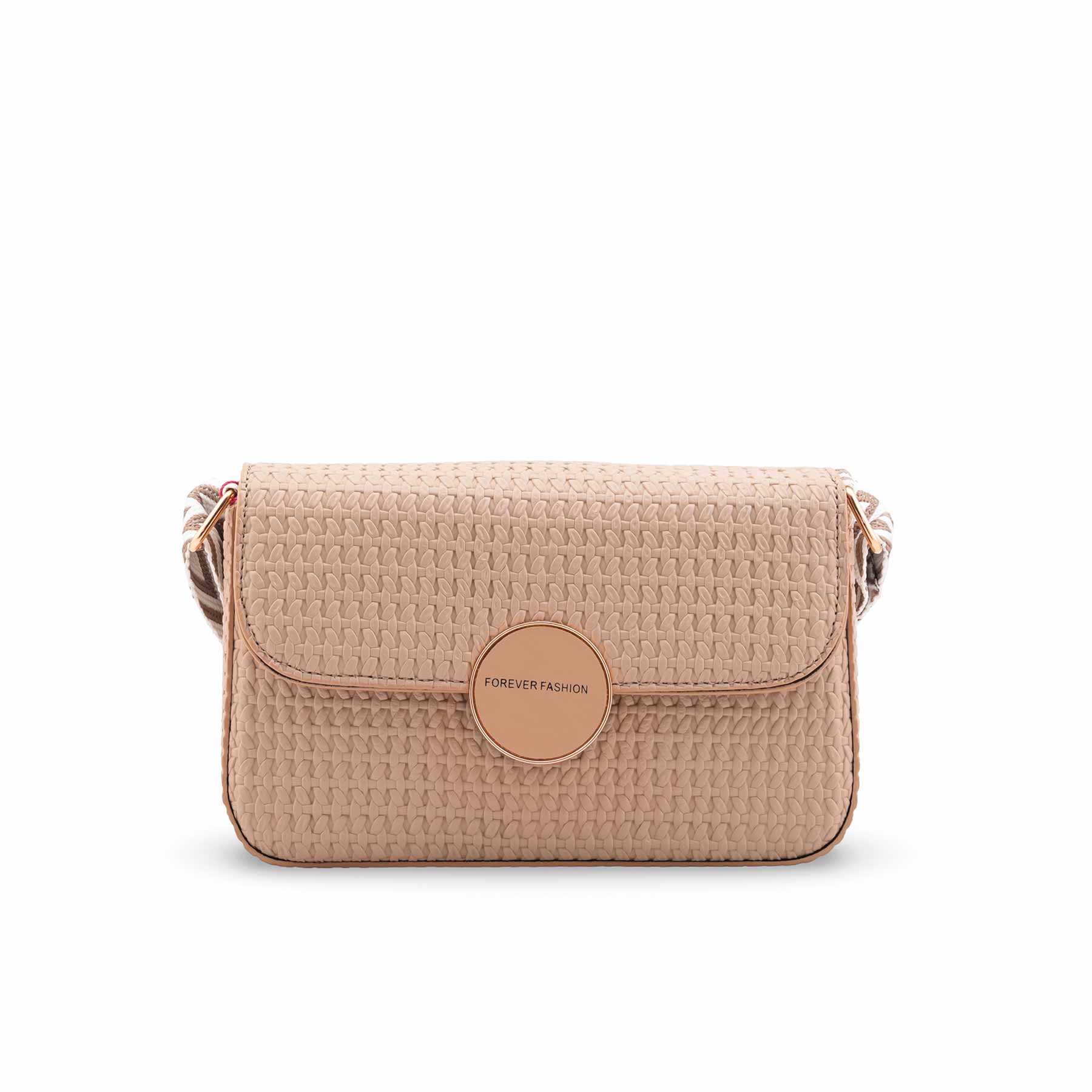 Beige Casual Pouch For Women P97707 - Image 2