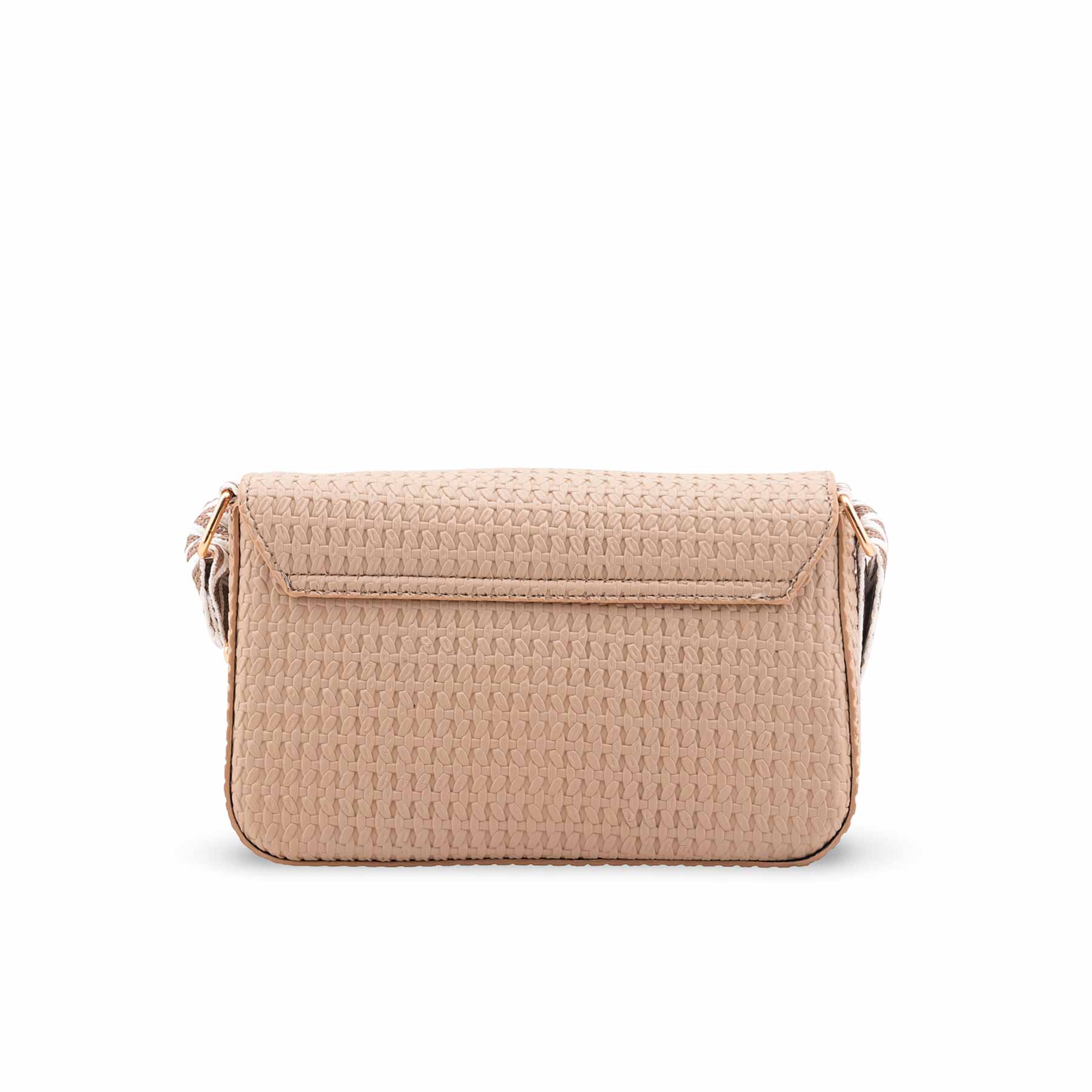 Beige Casual Pouch For Women P97707 - Image 4