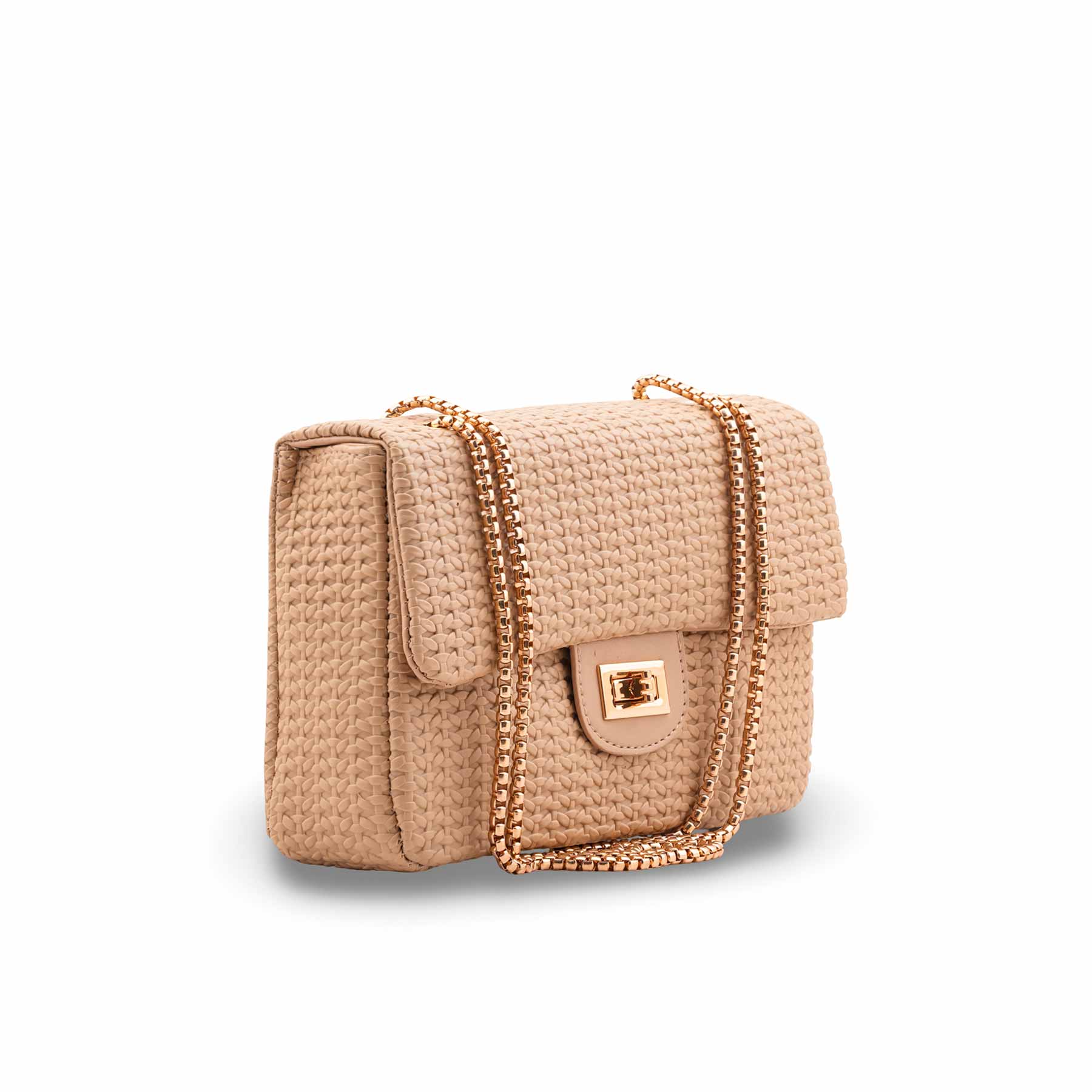 Beige Casual Pouch For Women P97708 - Image 3